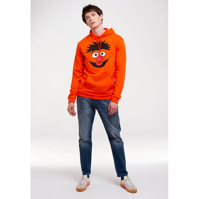 LOGOSHIRT Kapuzensweatshirt »Sesamstrasse - Ernie Gesicht«, mit  lizenziertem Print ▷ bestellen | BAUR