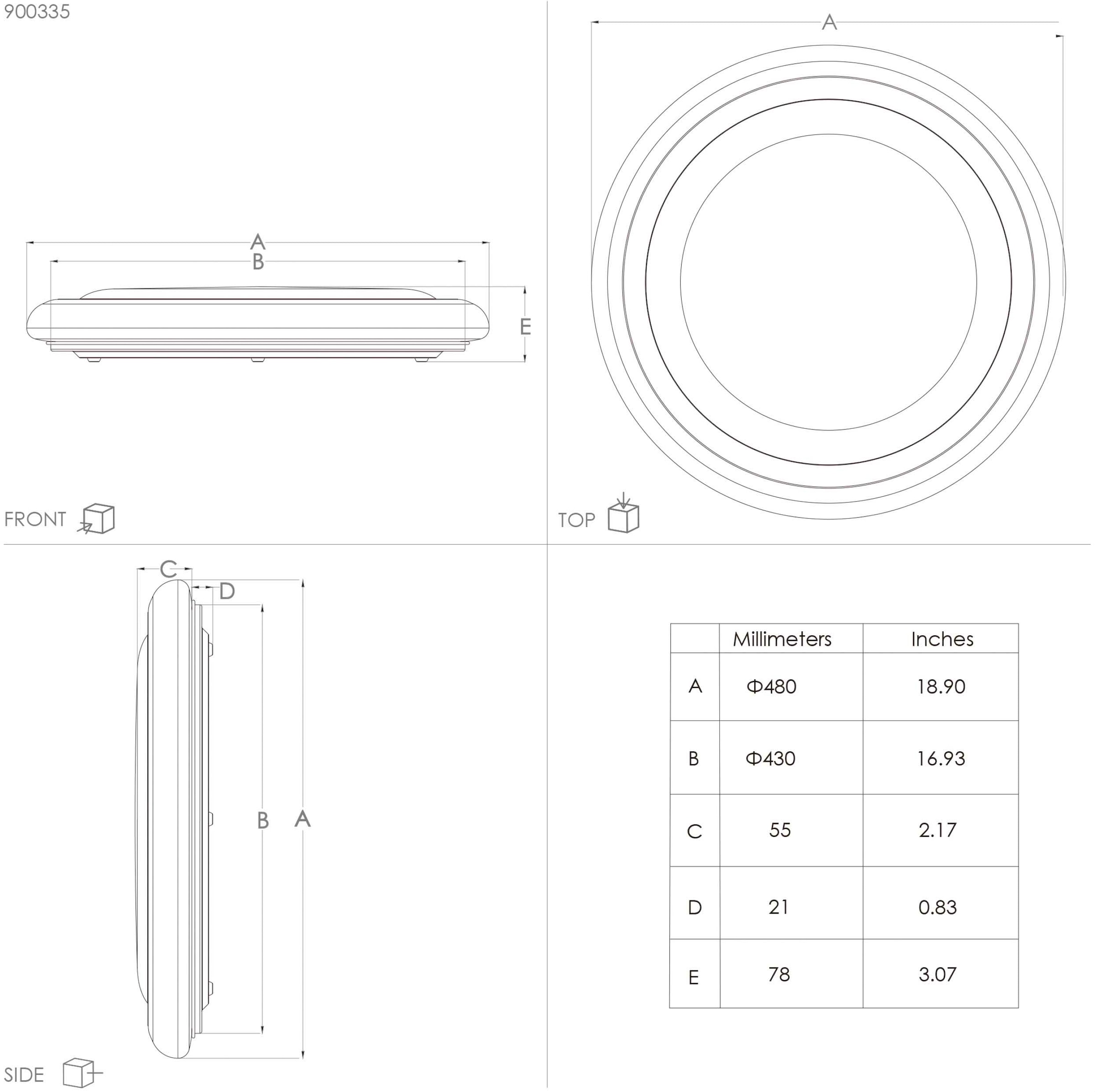 weiß in aus - »CAPASSO«, | Deckenleuchte 19,5W Stahl Deckenleuchte Warmweiß BAUR - EGLO