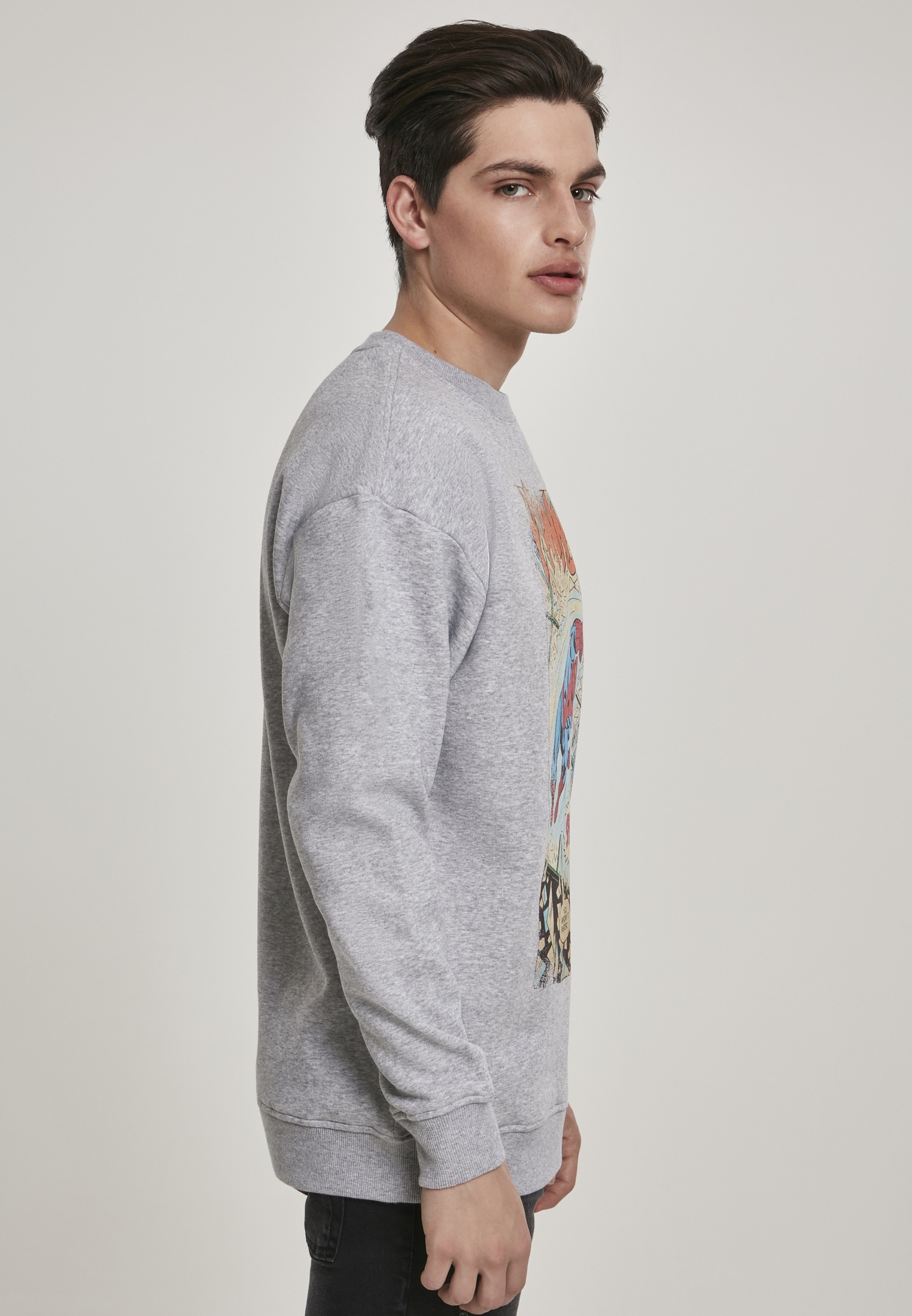 Merchcode Rundhalspullover »Merchcode Herren Spiderman Ftanng Crewneck«, (1 tlg.)