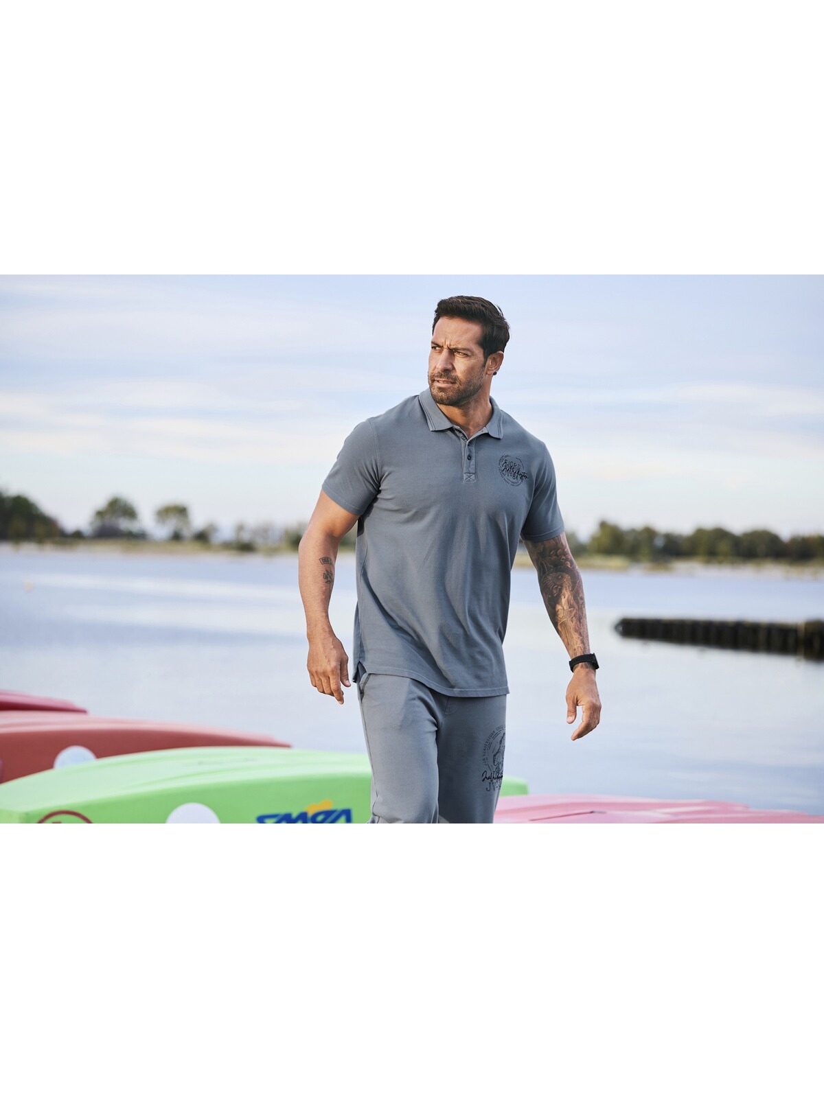Jan Vanderstorm Poloshirt »Poloshirt BRORTE«, (1 tlg.)