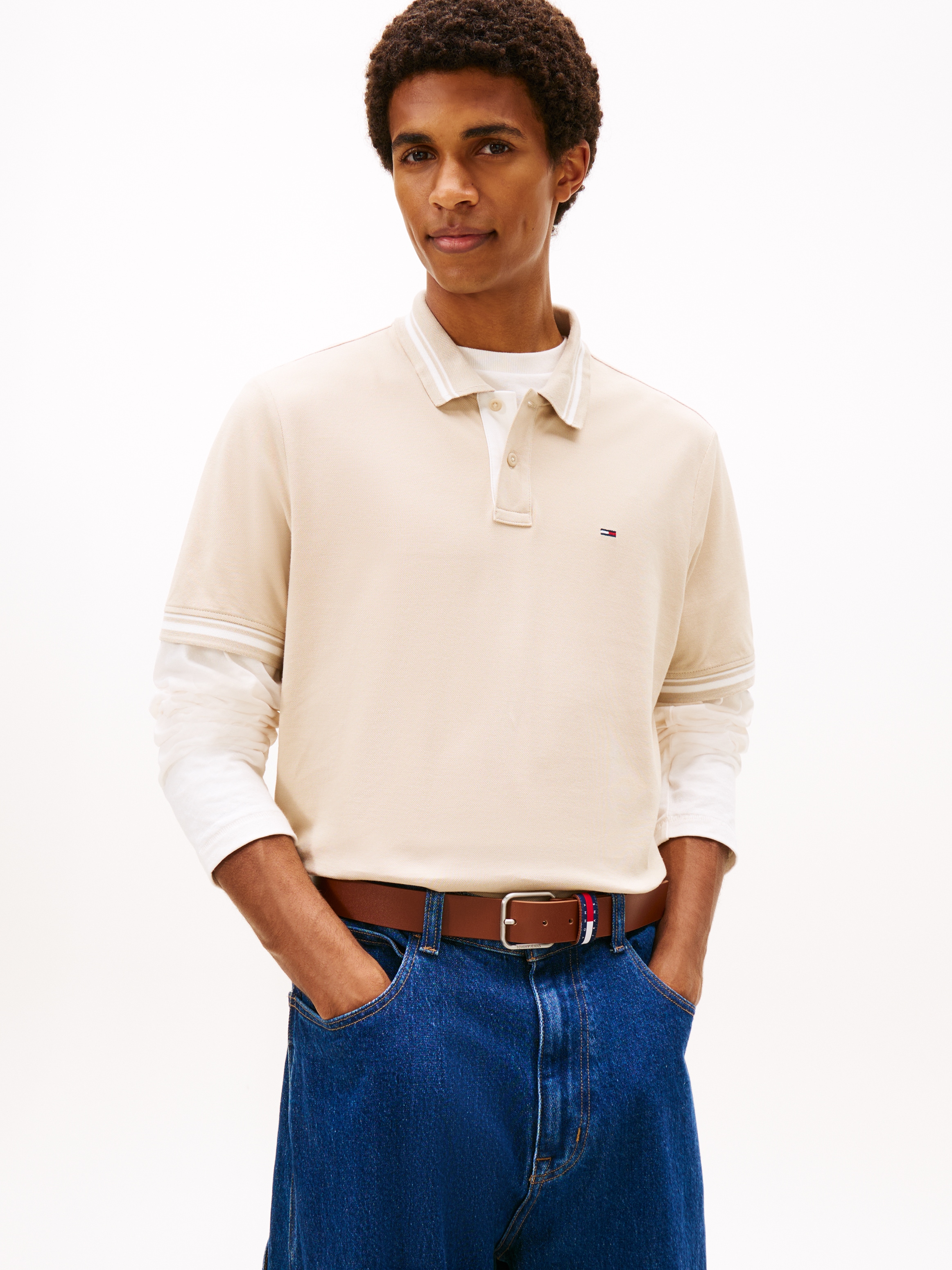 Tommy Jeans Poloshirt "TJM REG TIPPED POLO EXT" günstig online kaufen