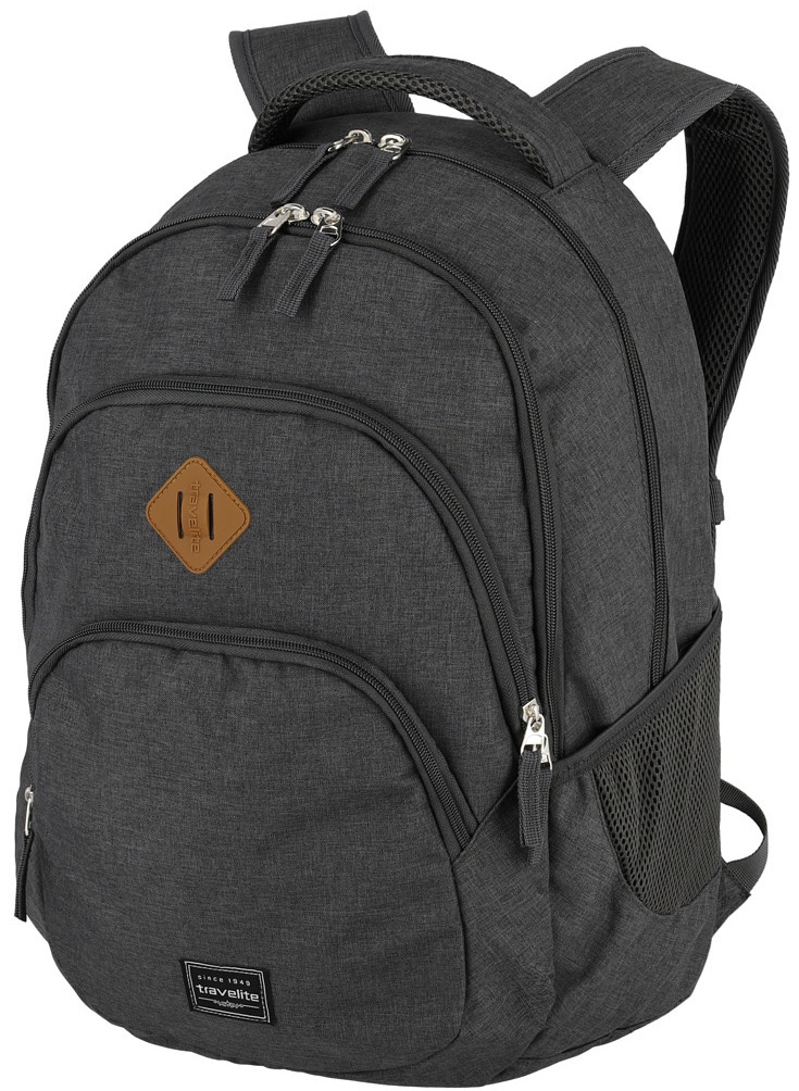 travelite Laptoprucksack »Basics«, Arbeitsrucksack Schulrucksack Freizeitrucksack mit 15-Zoll Laptopfach