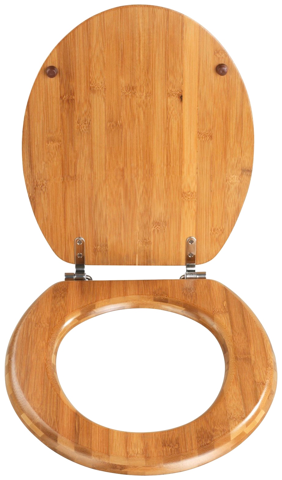 WENKO WC-Sitz »Bambus Dunkel«, (1 St.)