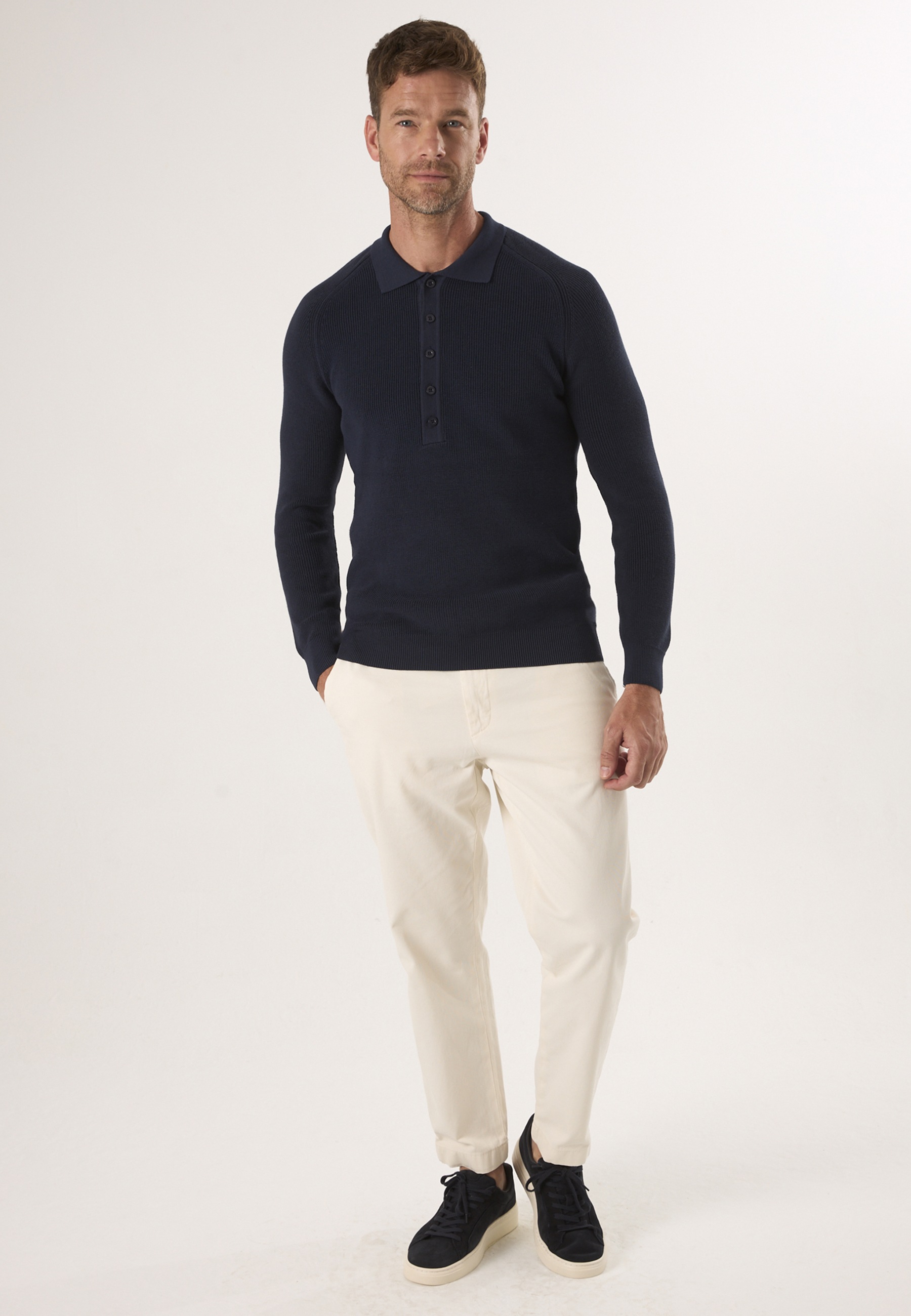 Felix Hardy Polokragenpullover »Pullover mit Rollkragen und Knöpfen«