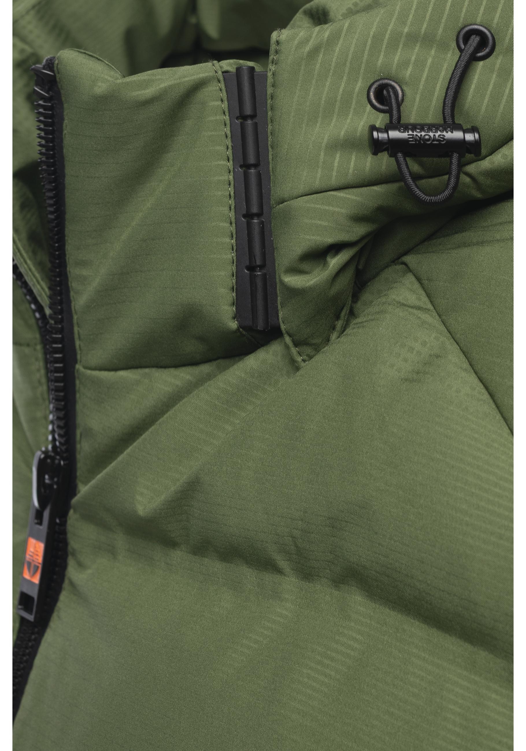 Stone Harbour Steppjacke »Gavriloo XX« mit Kapuze Gesteppte Winterjacke mit abnehmbarer Kapuze