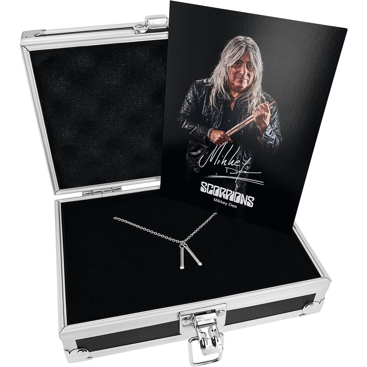 Amor Kette mit Anhänger »Scorpions by Amor, Schlagzeugstöcke/Drumssticks Design«