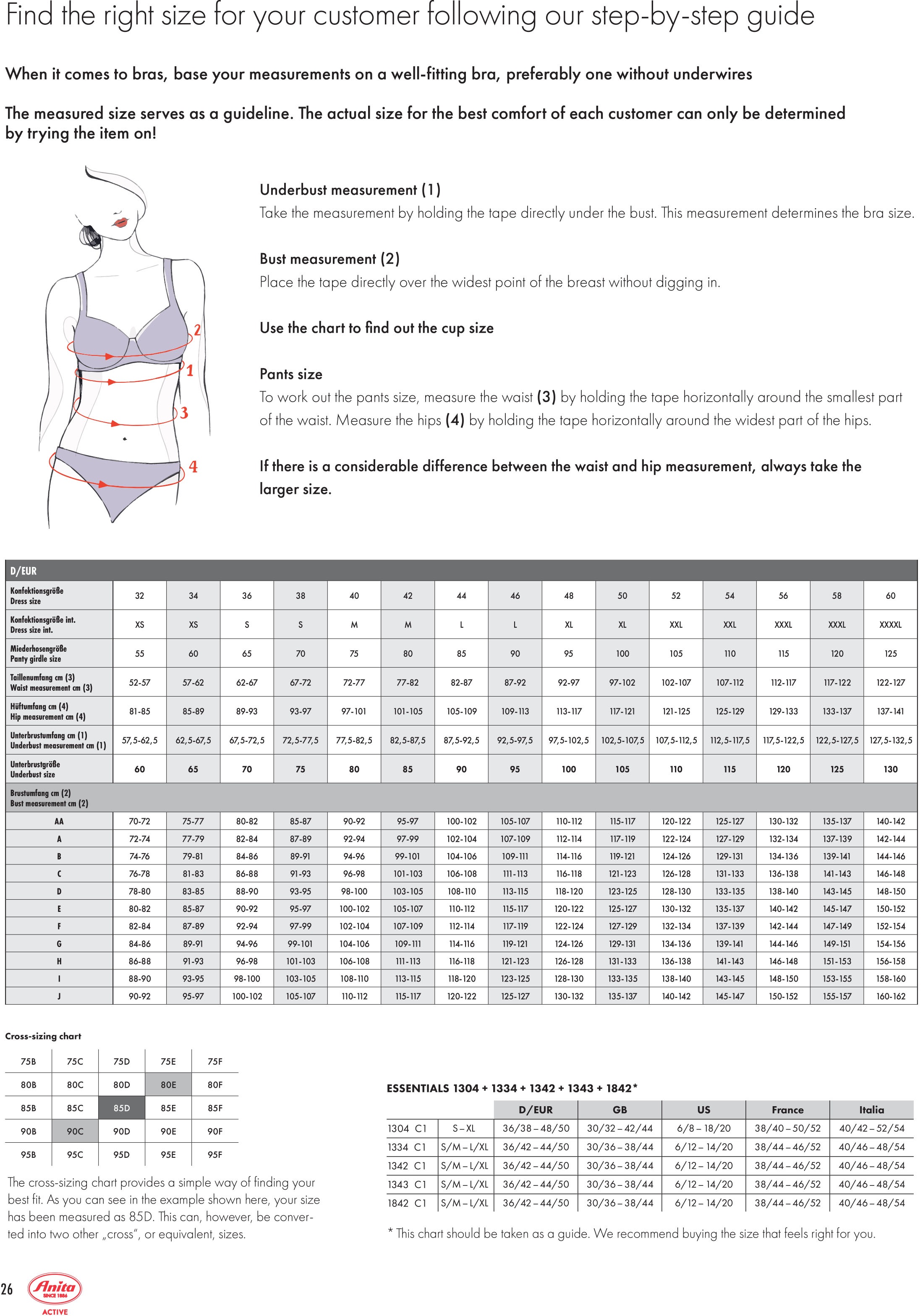 Sport-BH ANITA ACTIVE "Light & Firm", Damen, Gr. 95, Cup B, schwarz, Stoff, Obermaterial: 80% Polyamid, 20% Elasthan, clean, matt, Basic, regular fit, BHs Sport-BH, gemoldete Cups, verstellbare Träger, nahtlos, atmungsaktiv 6