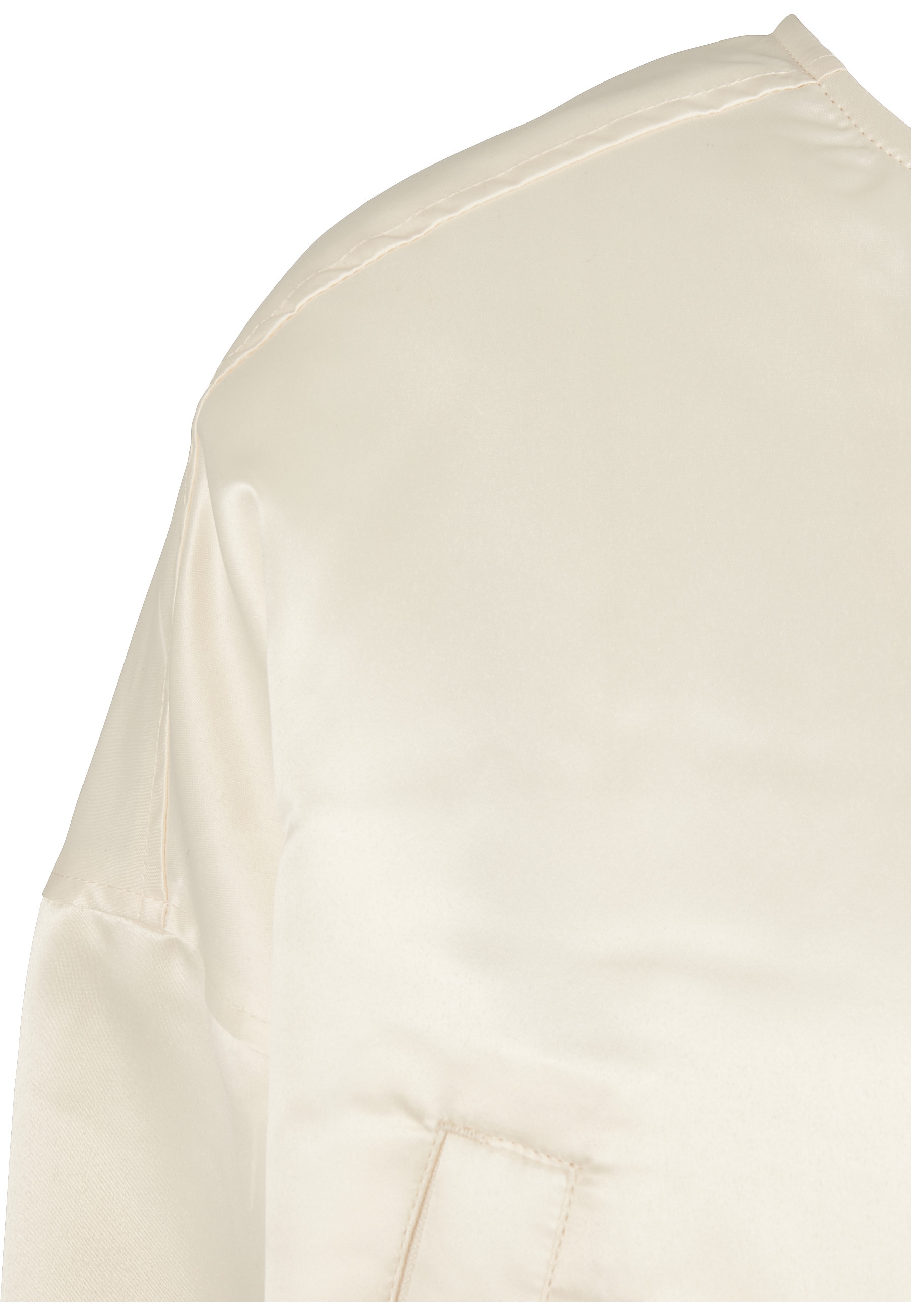 URBAN CLASSICS Bomberjacke »Urban Classics Damen Ladies Short Oversized Satin Bomber Jacket« 1 Stk. tlg. ohne Kapuze