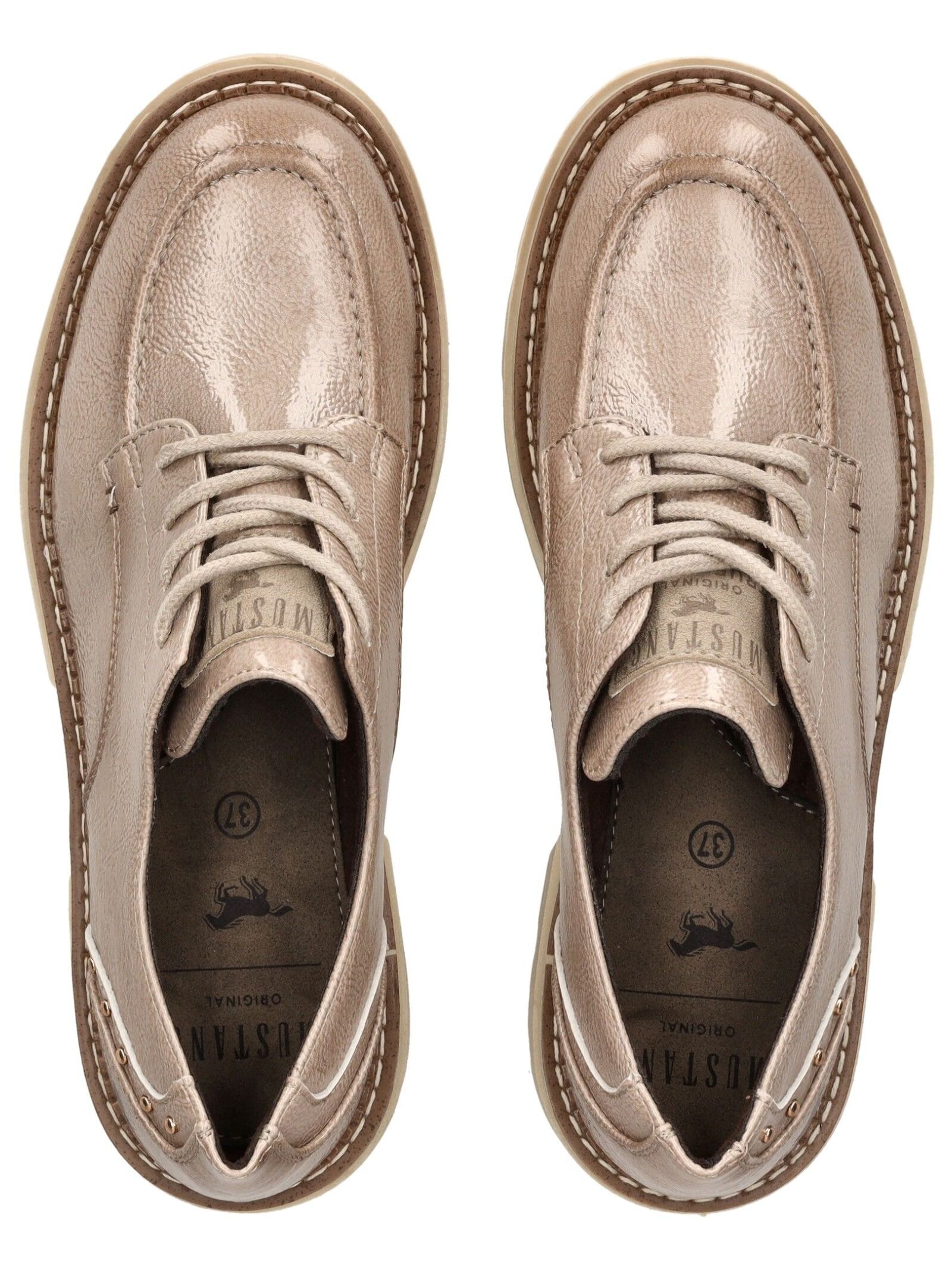 Mustang Shoes Schnürschuh »Mustang Shoes Halbschuhe Lederimitat«
