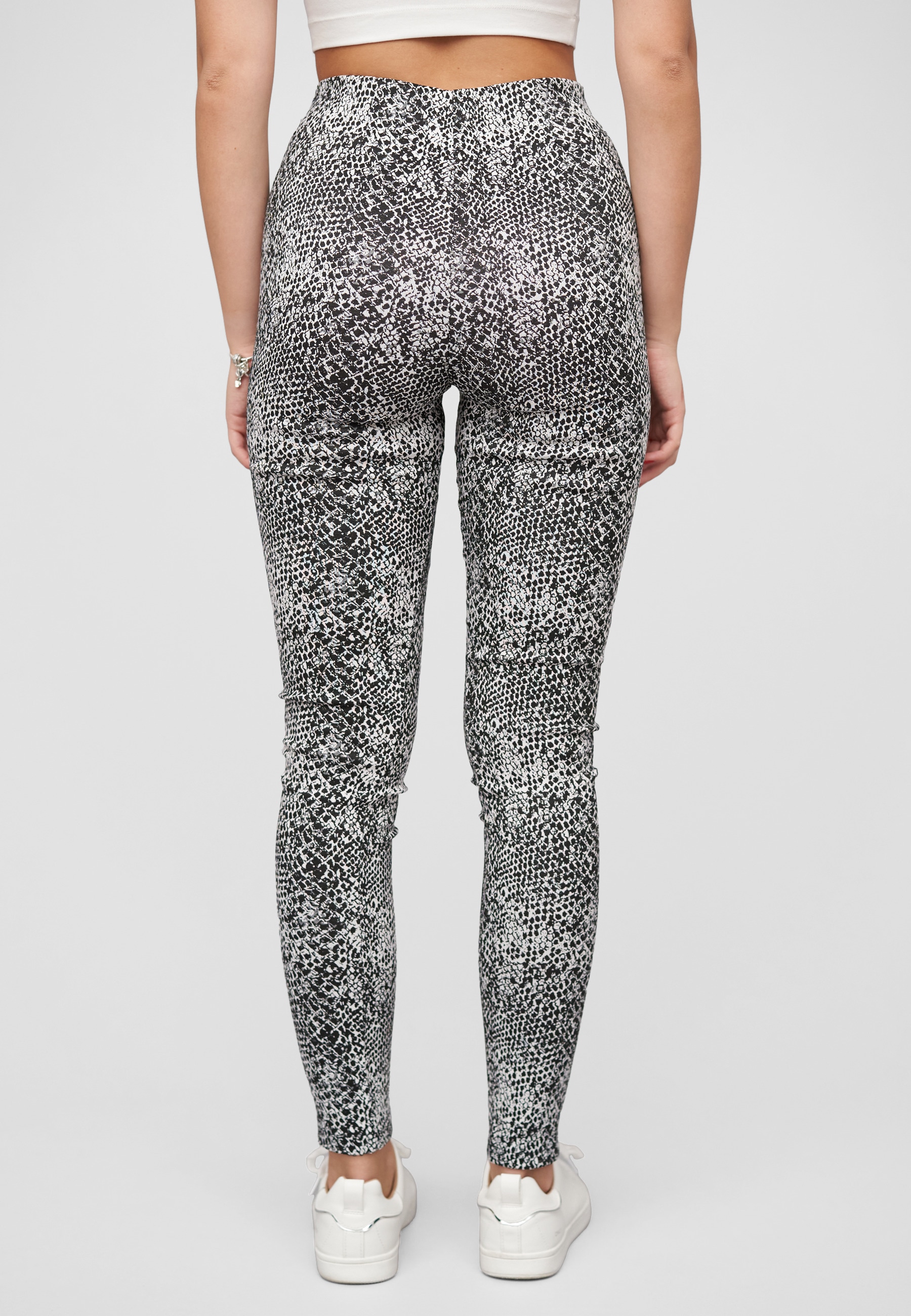 CLOUD 5IVE Leggings »CLOUD 5IVE Viskose Stoffhose Schlangenhaut Muster«