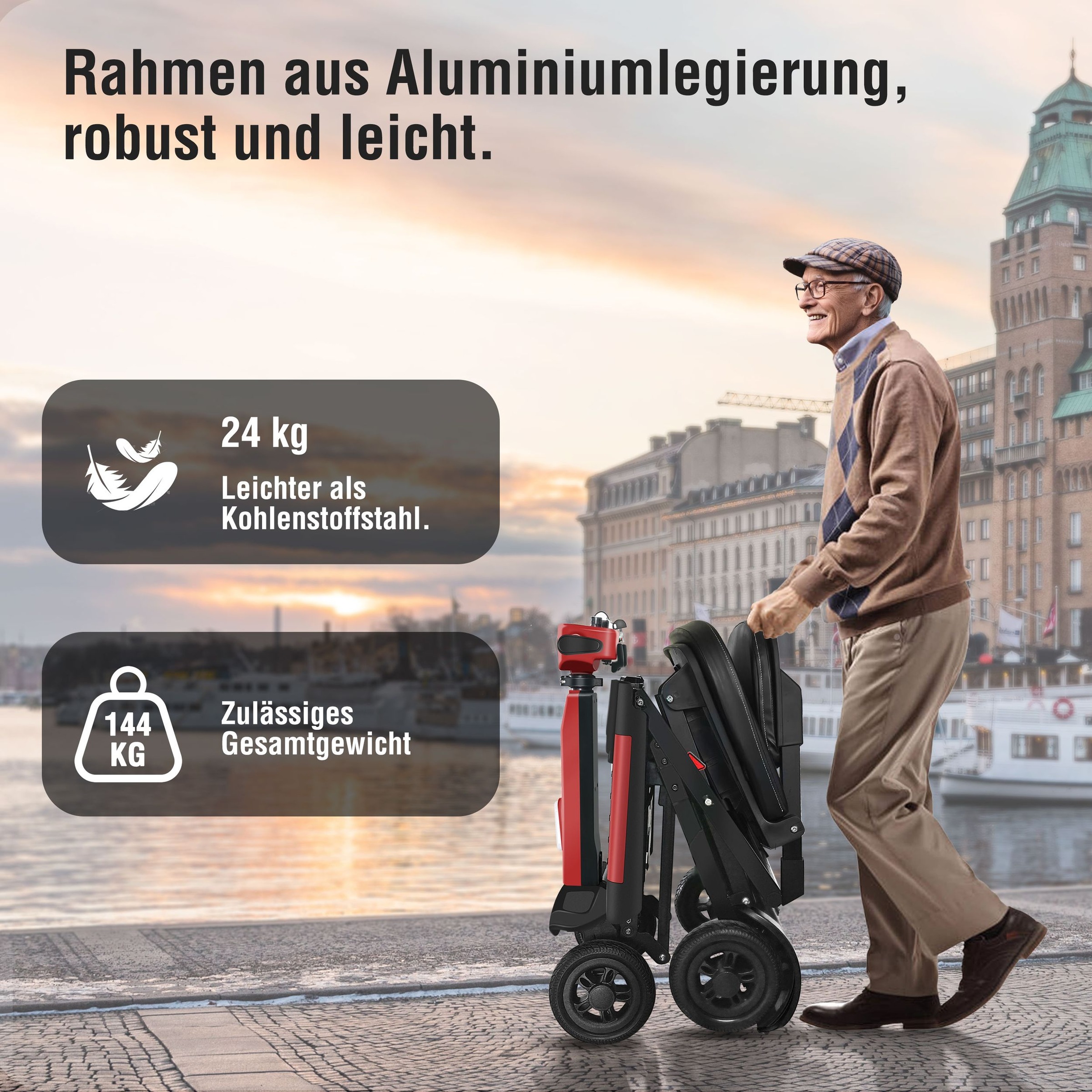 SachsenRad Elektromobil »BestAGE Seniorenmobil Kompakt« 270 W 6 km/h