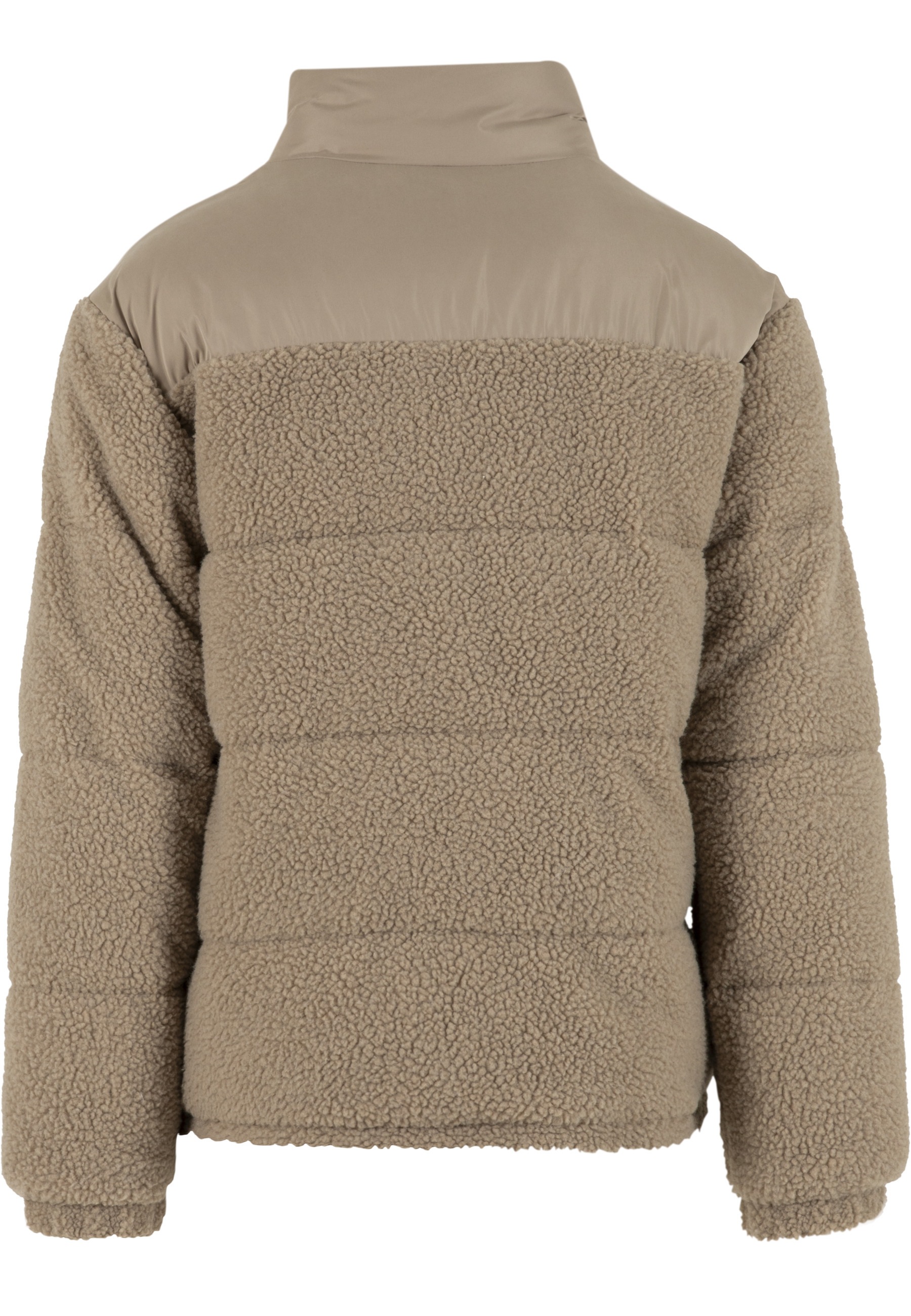 URBAN CLASSICS Winterjacke »Urban Classics Teddy Puffer Jacket« 1 Stk. tlg. ohne Kapuze