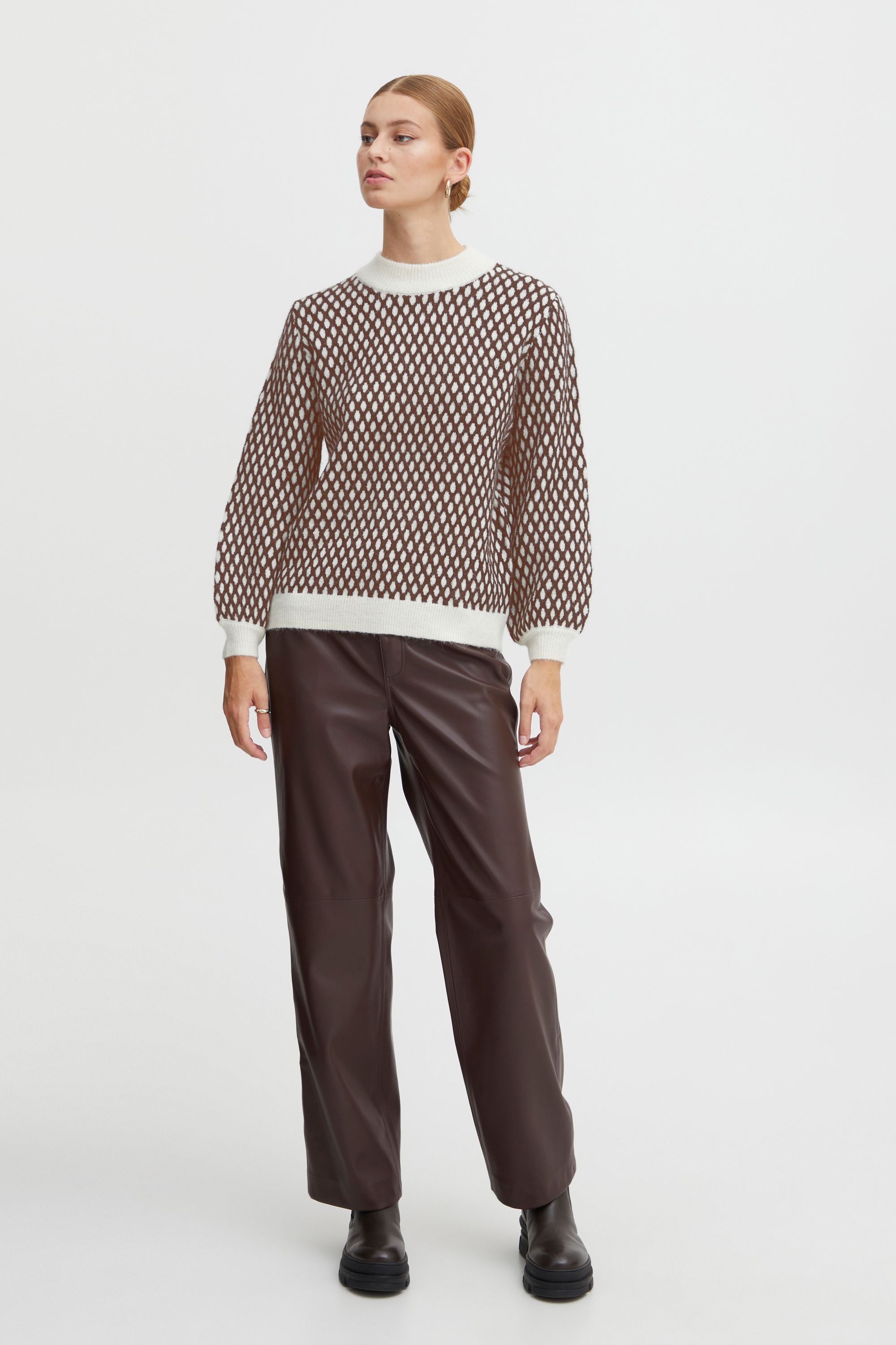 Ichi Strickfleece-Pullover »Strickpullover IHKamara«