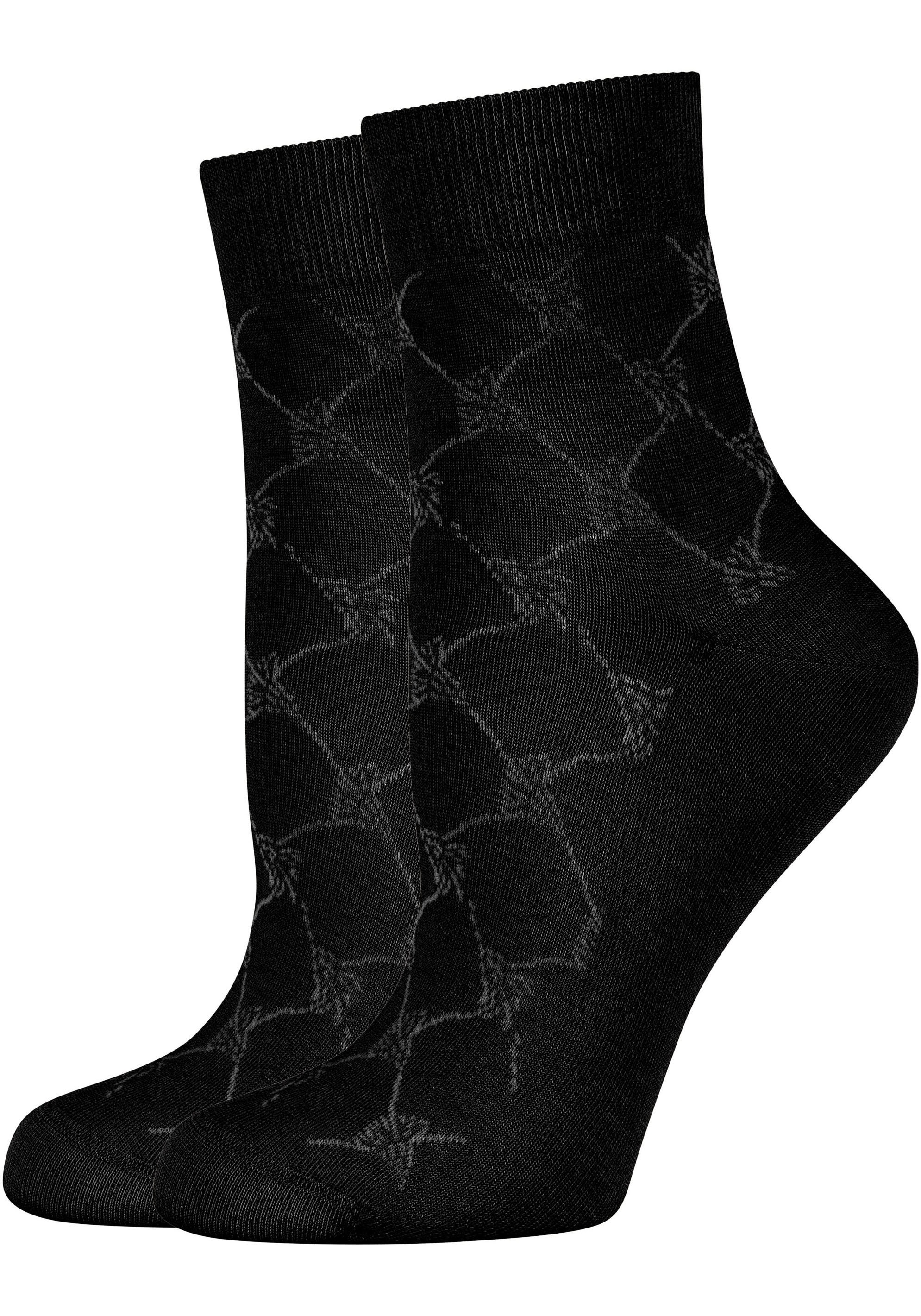 JOOP Kurzsocken "for your daily glam", (2 Paar), mit feinem Rautenmuster günstig online kaufen