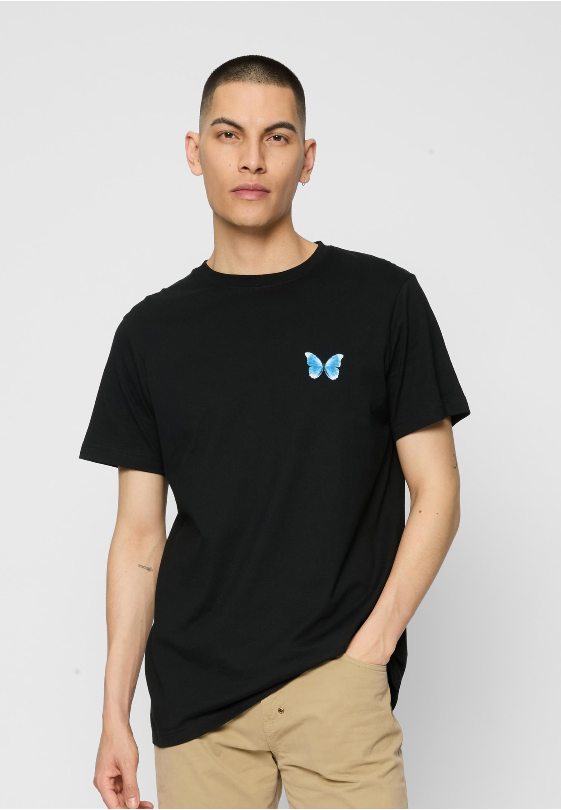 Thumbnail - MisterTee T-Shirt "MisterTee Herren Butterfly Winter Tee", (1 tlg.)