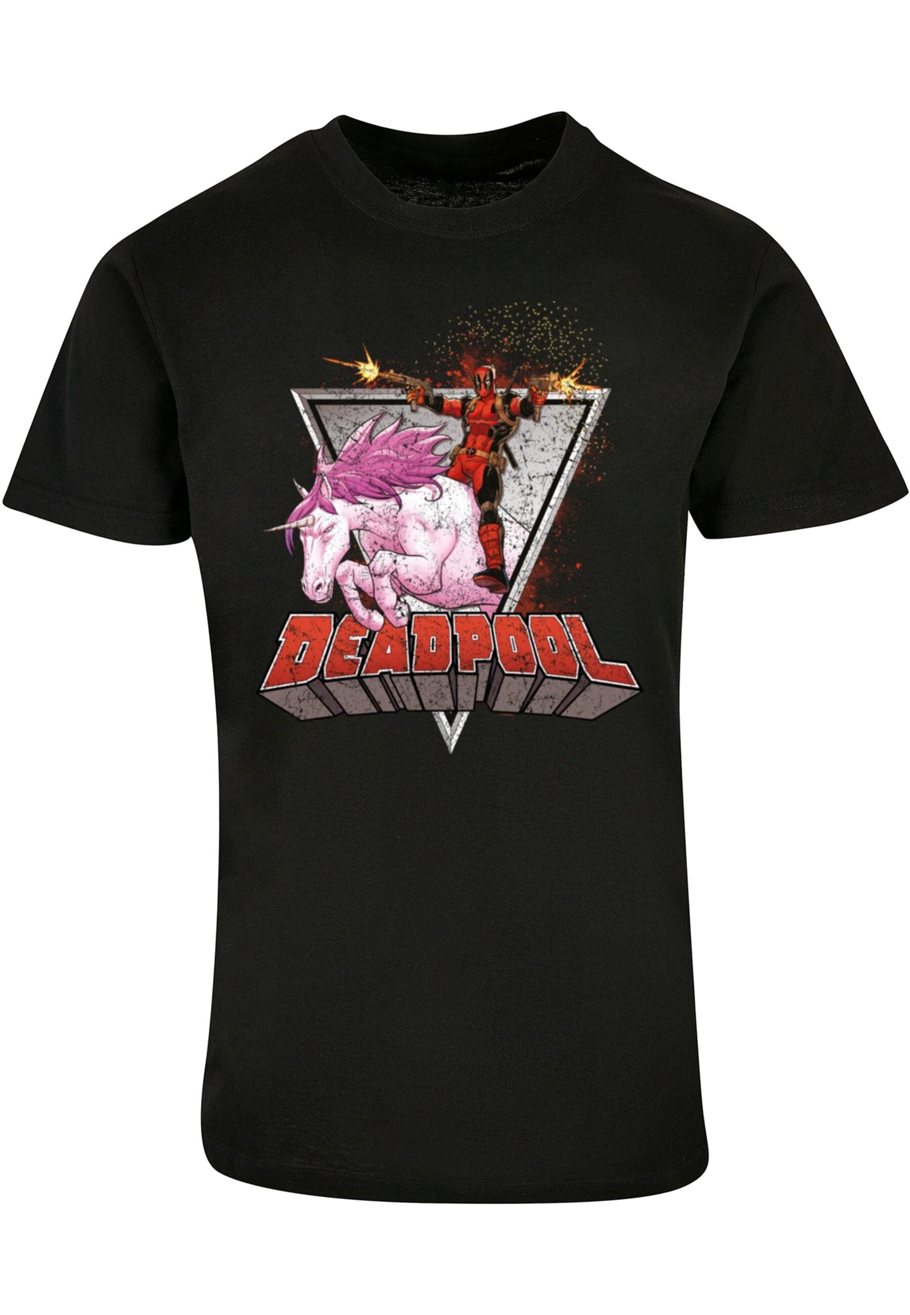 T-Shirt »ABSOLUTE CULT Herren Deadpool - Rides a Unicorn T-Shirt«