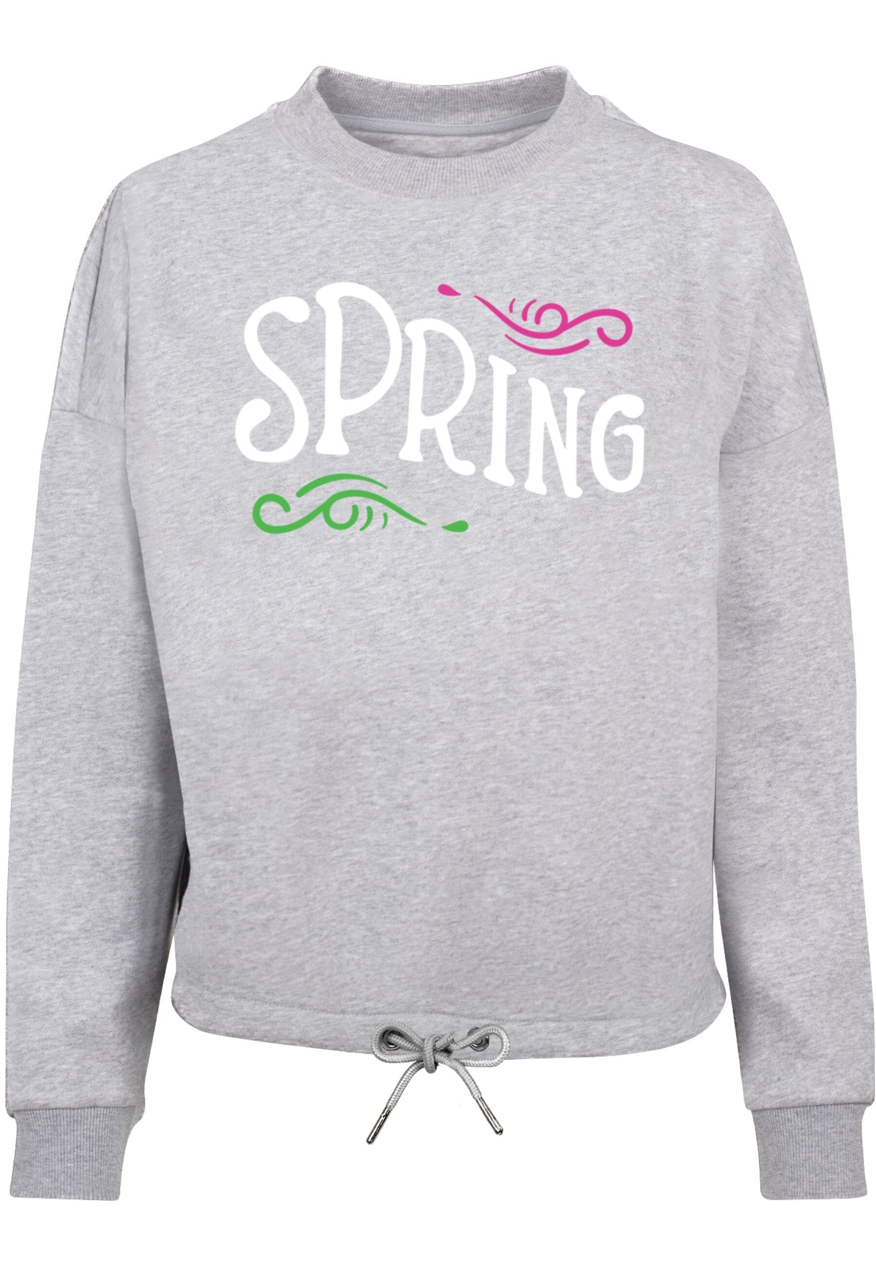 Sweater »Merchcode Damen Ladies Spring text - Oversize Crewneck«