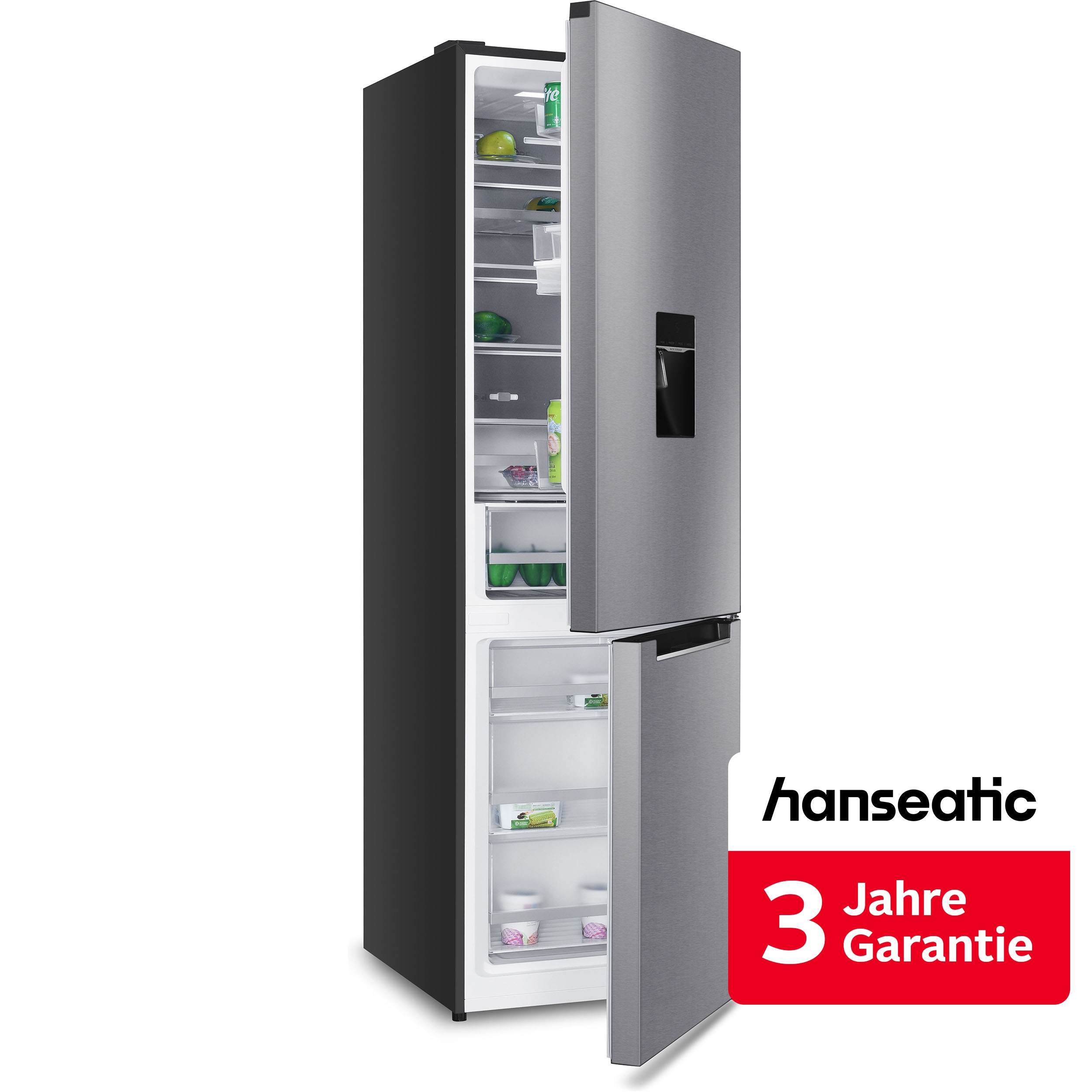 Hanseatic Kühl-/Gefrierkombination "HKGK20360CNFWDI" 200,5 cm hoch 59,5 cm breit inkl. 3 Jahre Herstellergarantie