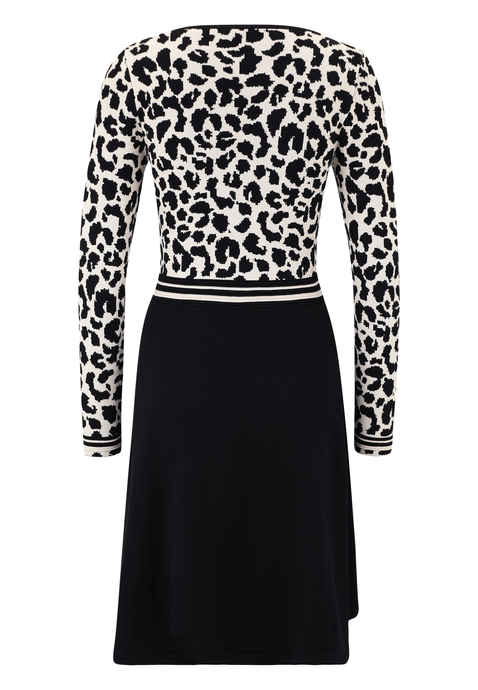 Zero Strickkleid »zero Damen Strickkleid mit Leomuster«, Plain/ohne Details