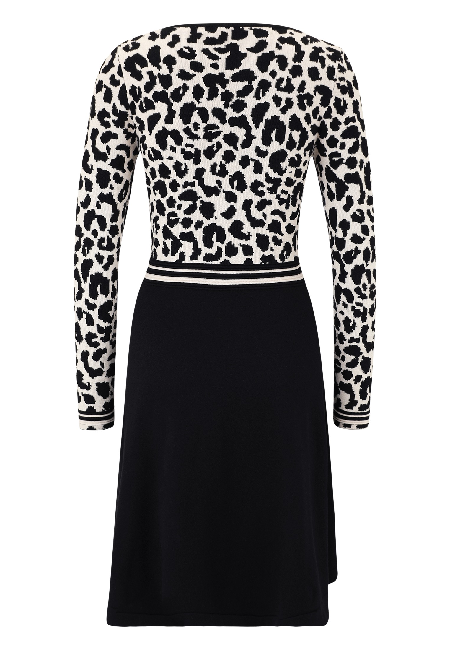 Thumbnail - Zero Strickkleid "Damen mit Leomuster" Ohne Tasche Plain/ohne Details