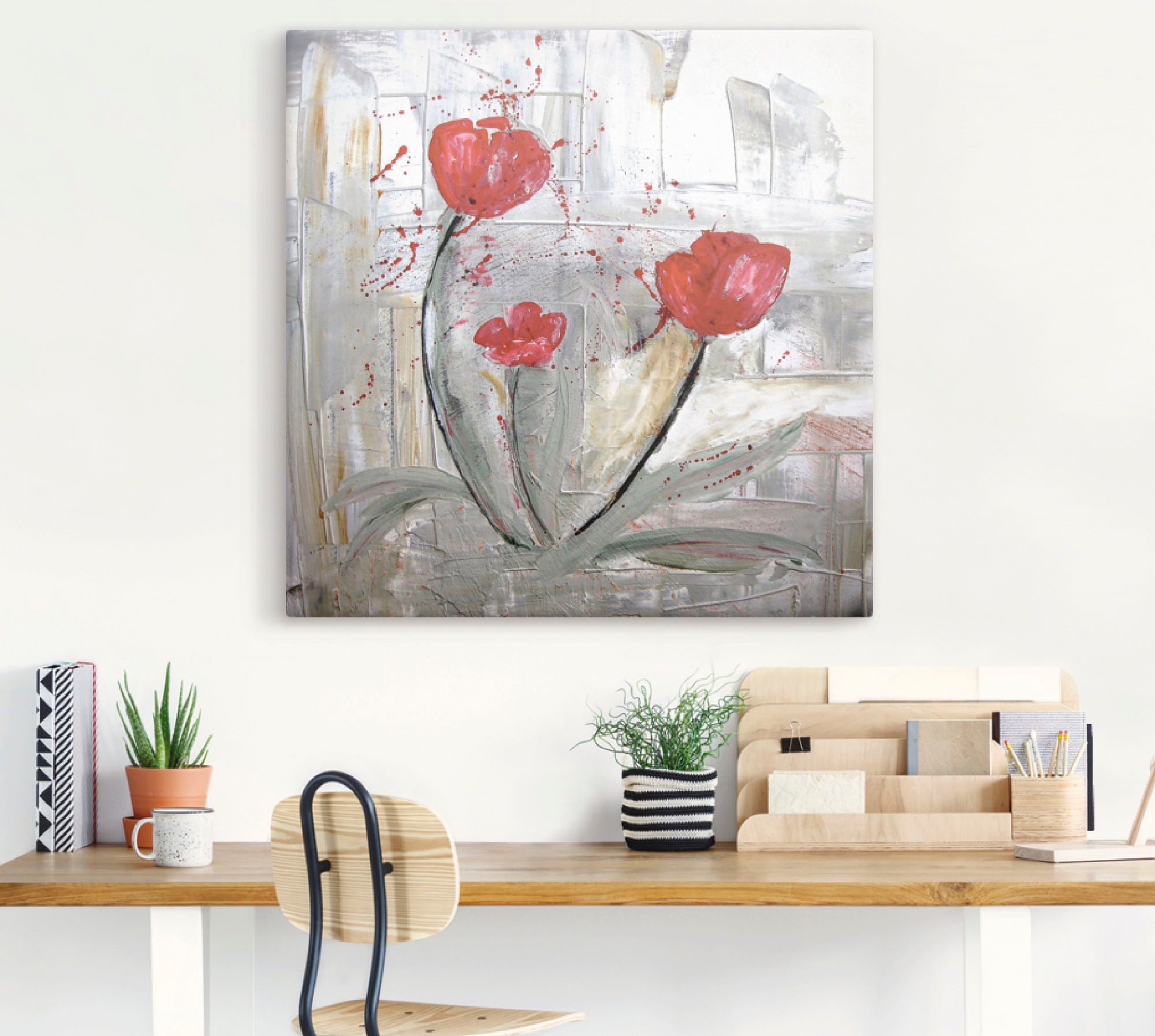 Artland Leinwandbild "Familie" Muster 1 Stk. tlg. auf Holzrahmen gespannt günstig online kaufen