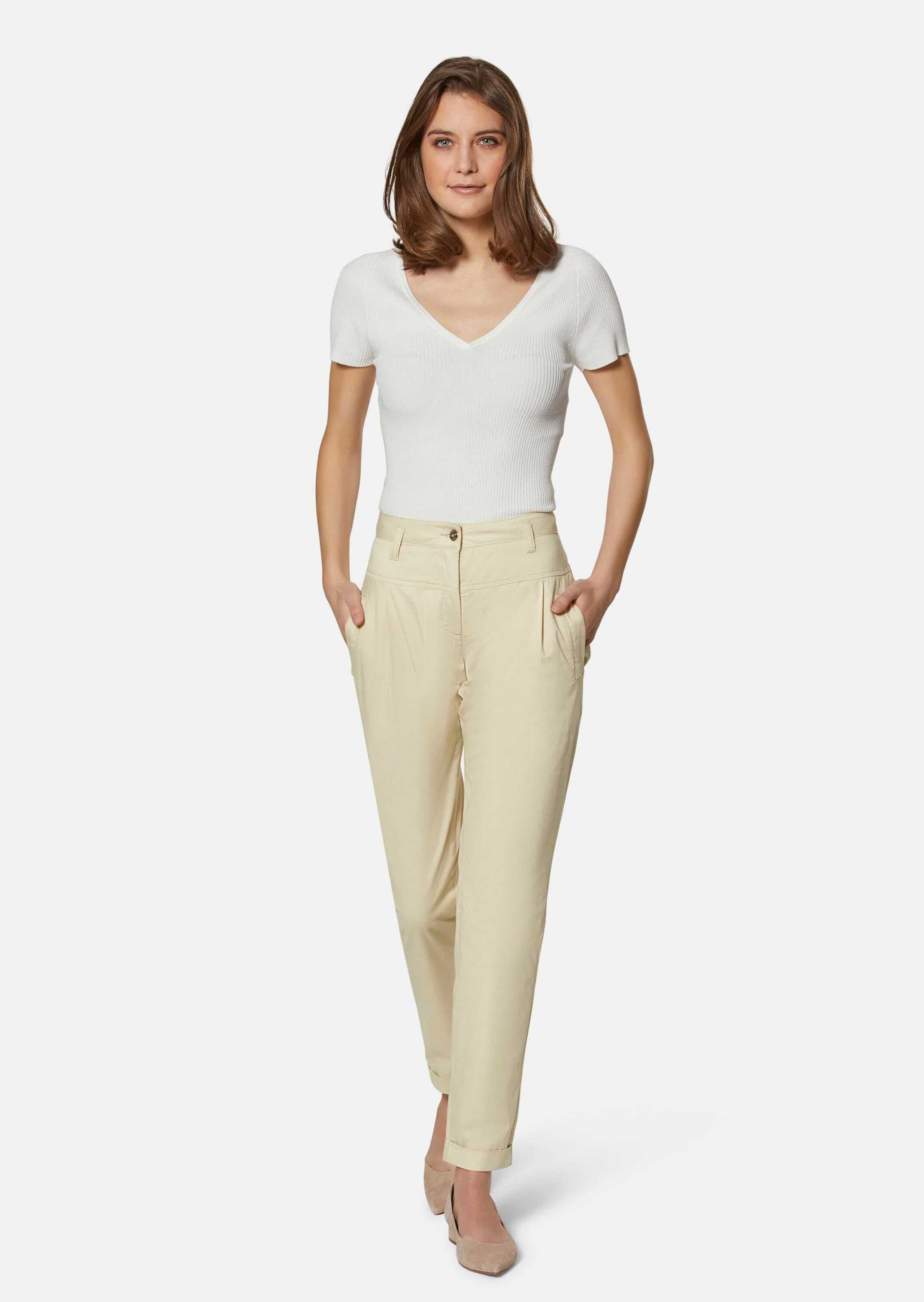 MADELEINE Chinohose »Hose Modische Chino-Hose mit Bundfalten«