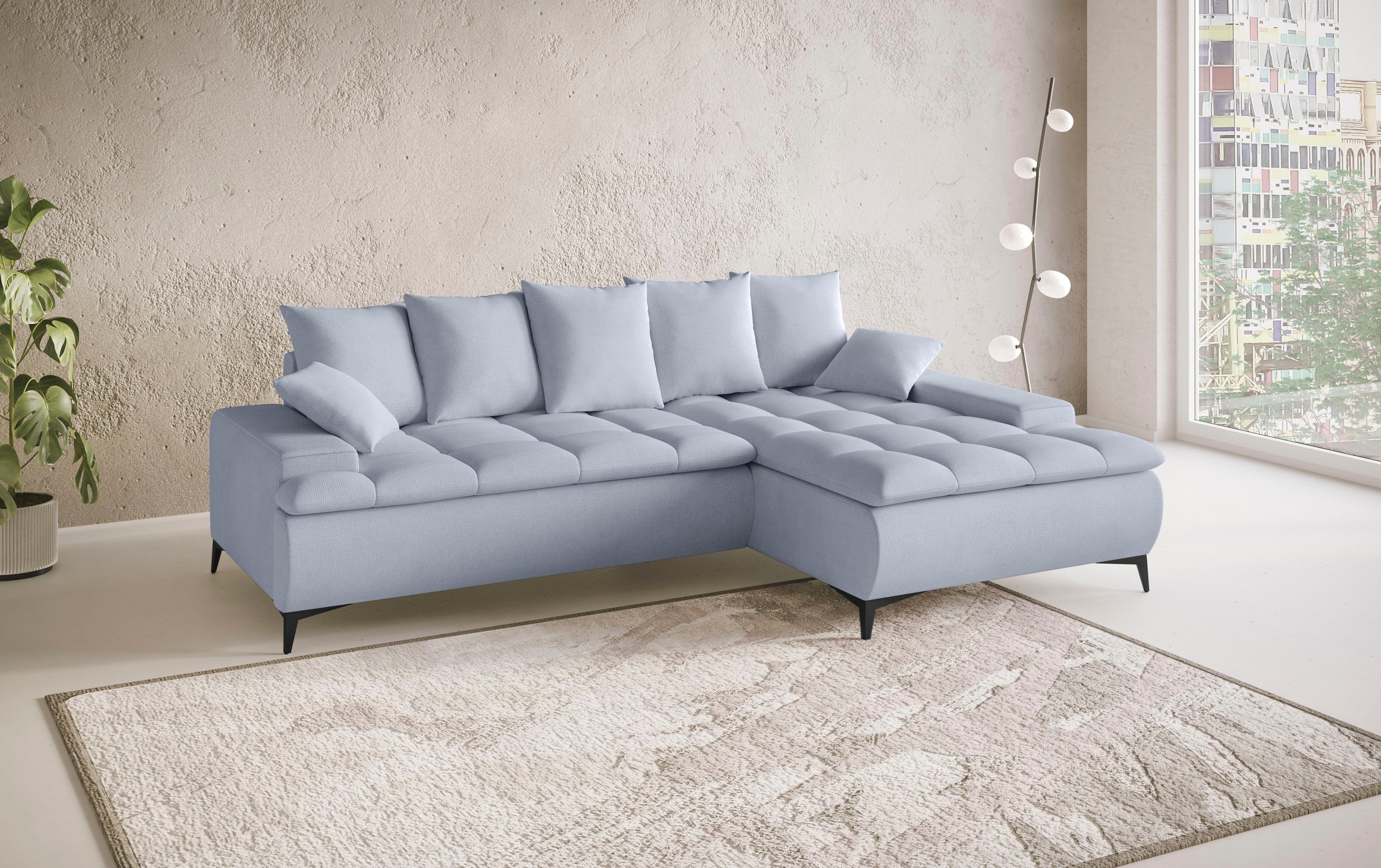Mr. Couch Ecksofa "Haiti III, L-Form", Wahlweise mit Kaltschaumpolsterung günstig online kaufen