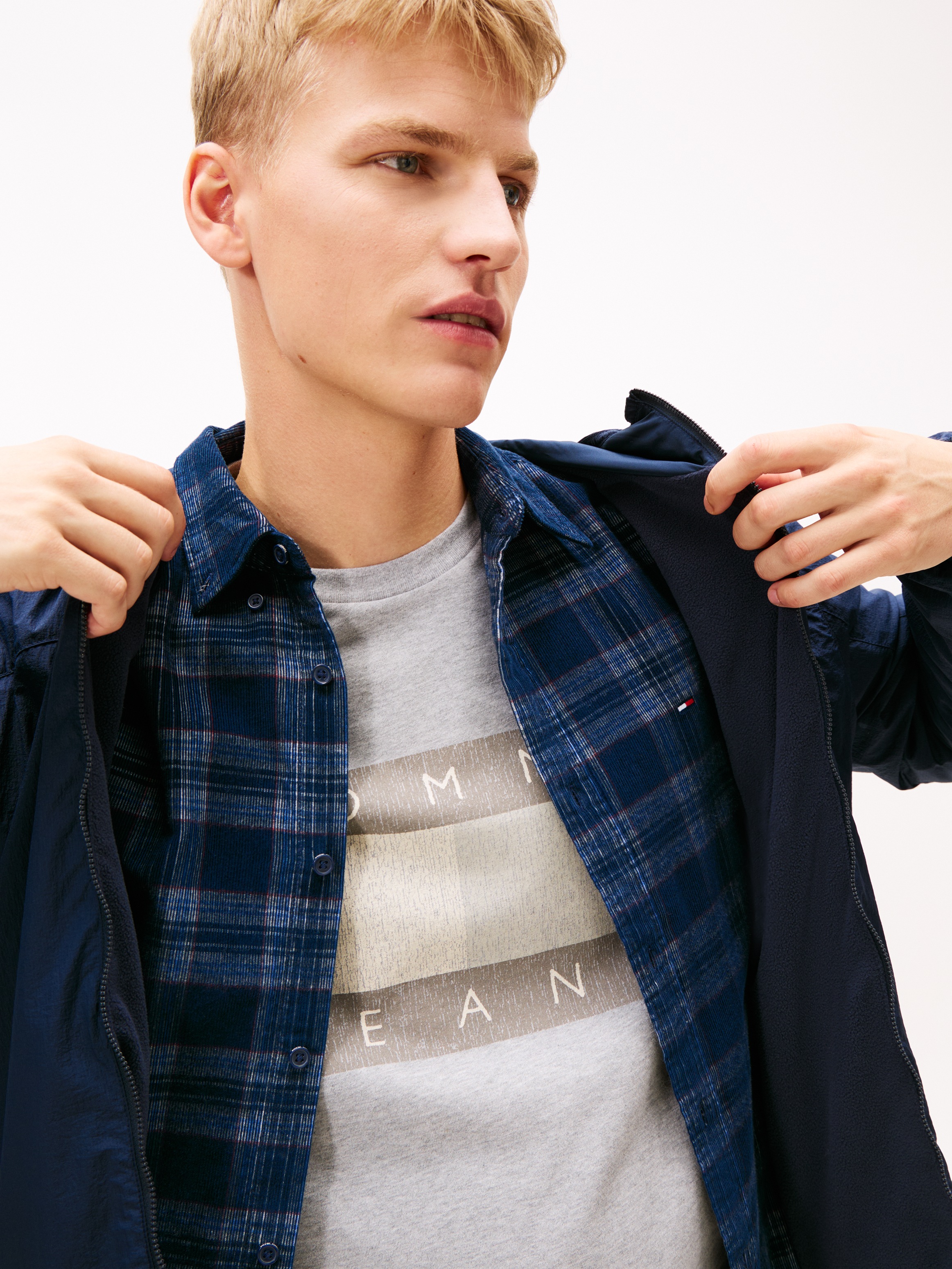 Tommy Jeans Collegejacke "TJM FLEECE CHICAGO" mit Kapuze günstig online kaufen