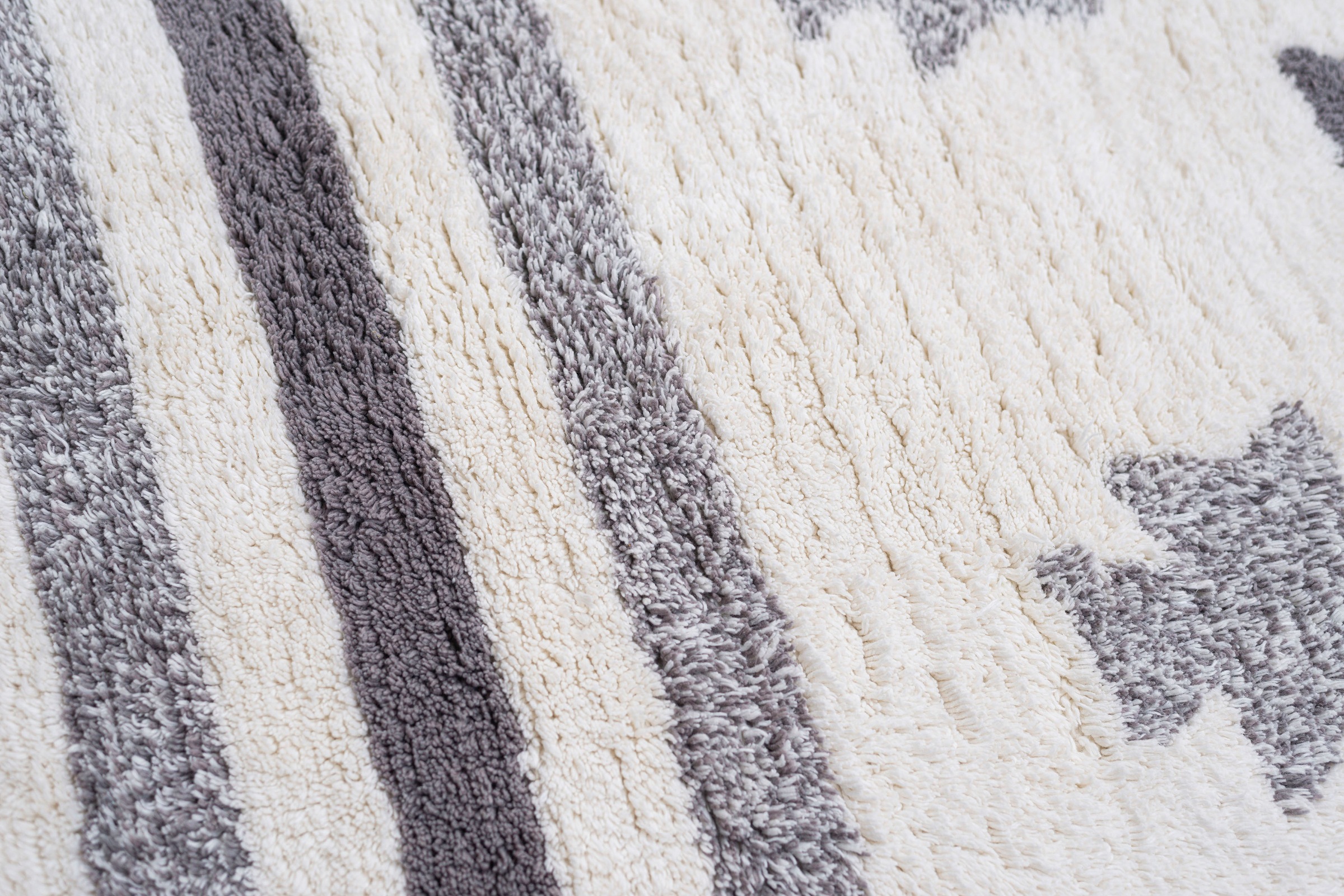 TOM TAILOR HOME Badematte »Ethno Bath«, fußbodenheizungsgeeignet, Badteppich, Berber Look, mit Fransen, reine Baumwolle