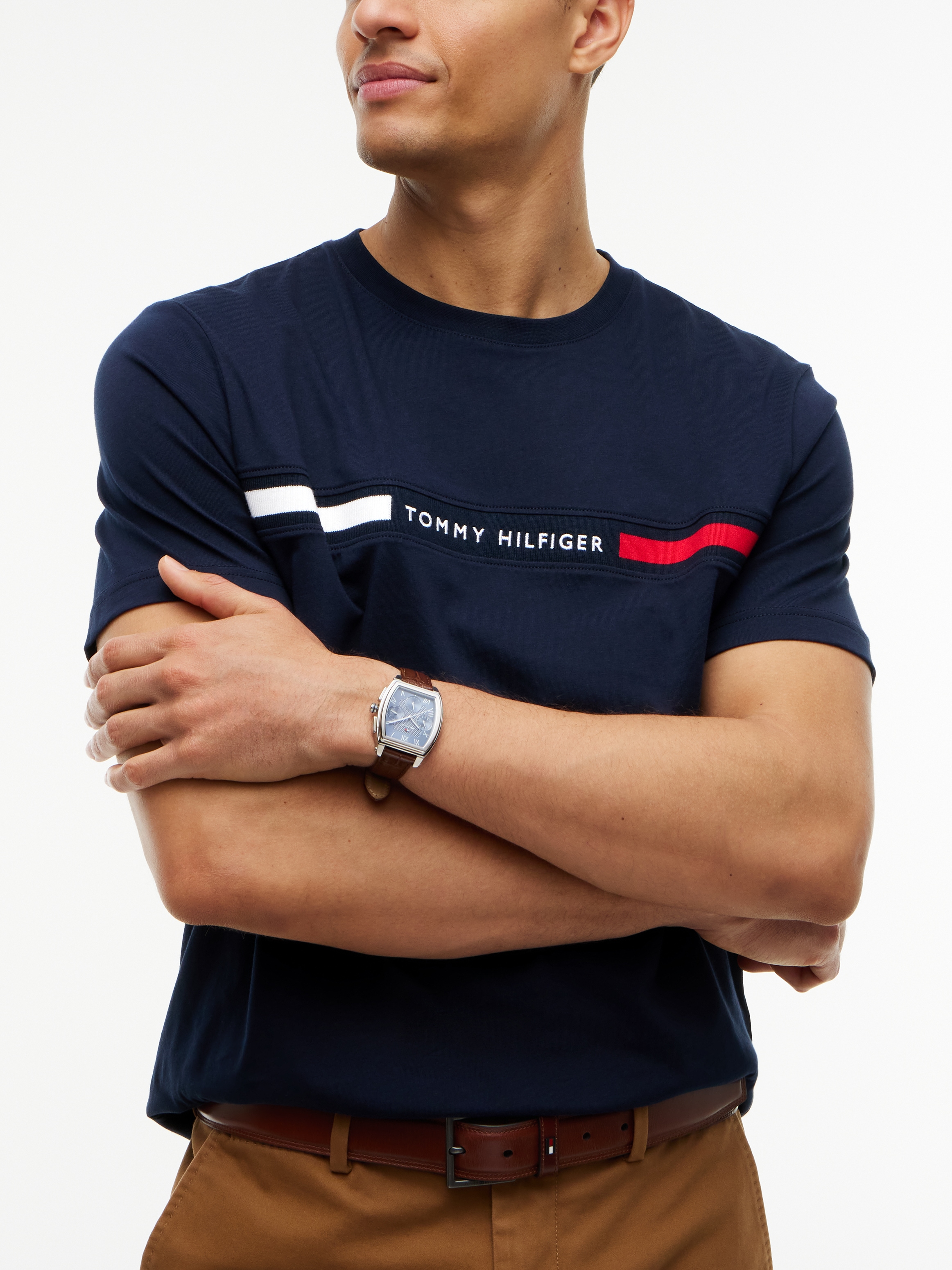 Tommy Hilfiger T-Shirt »HILFIGER CHEST INSERT«