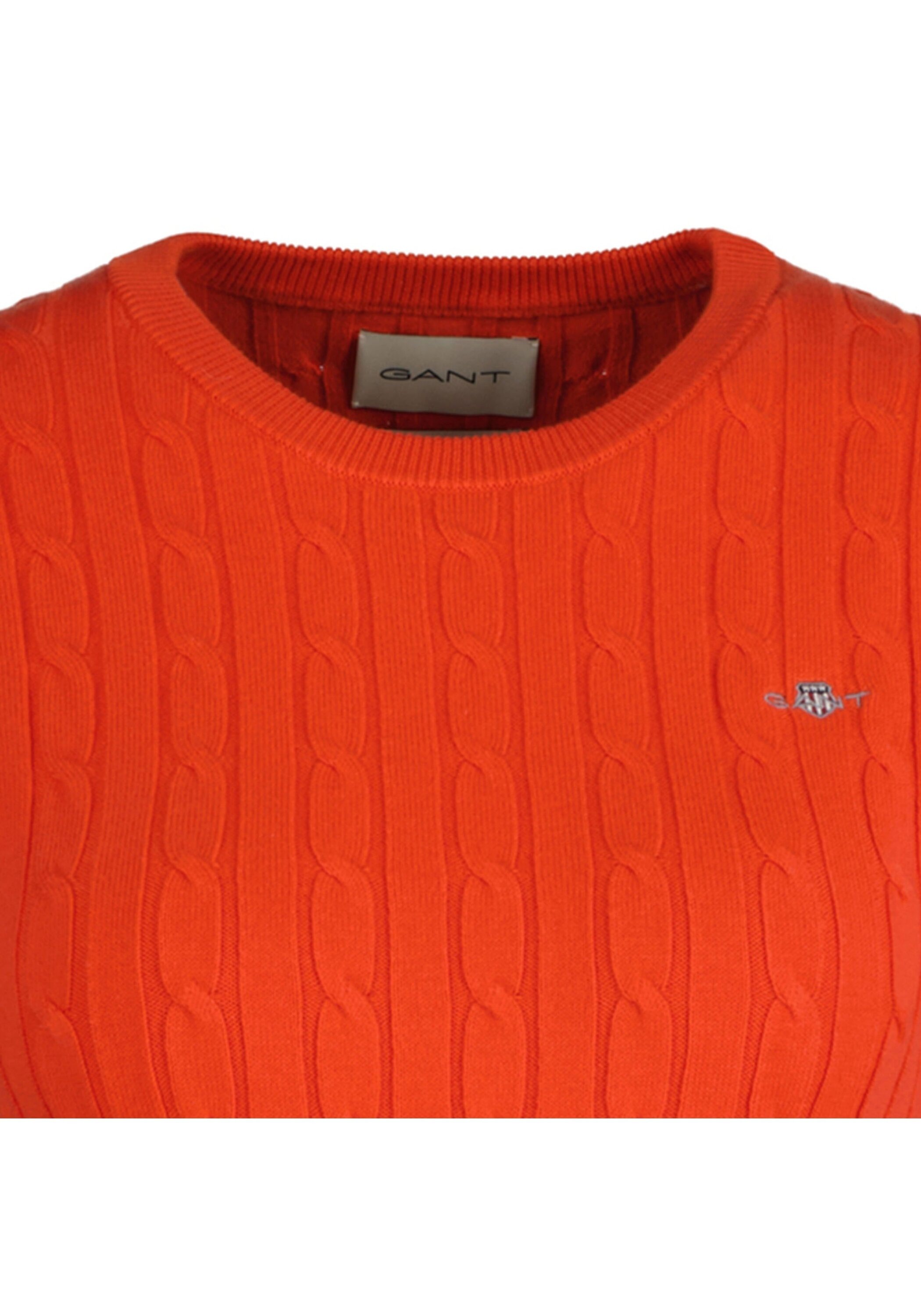 Gant T-Shirt »T-Shirt STRETCH COTTON CABLE C-NECK 1er Pack«
