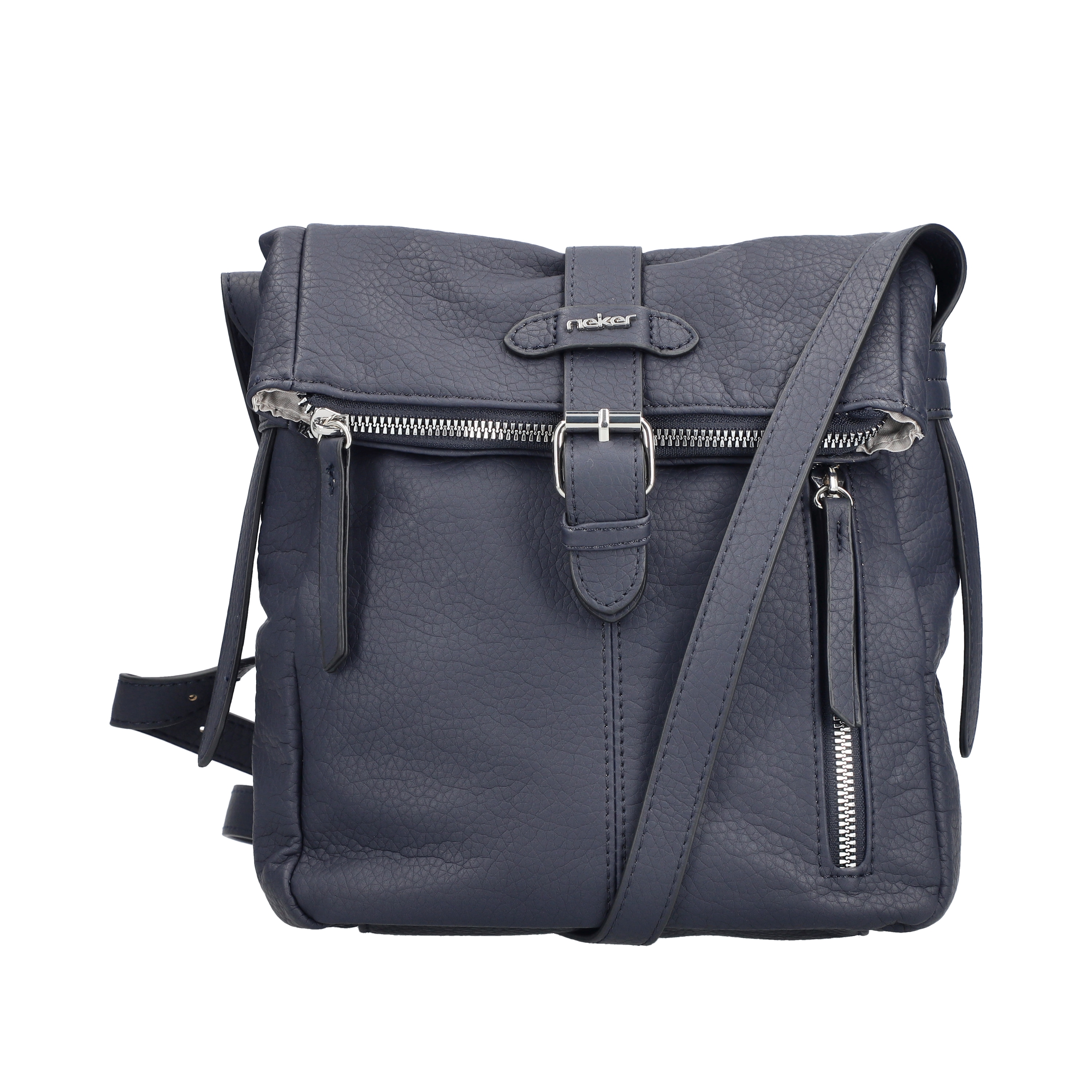 Rieker Damen-Handtasche, Schultertasche, Überschlag mit Schnallenverschluss