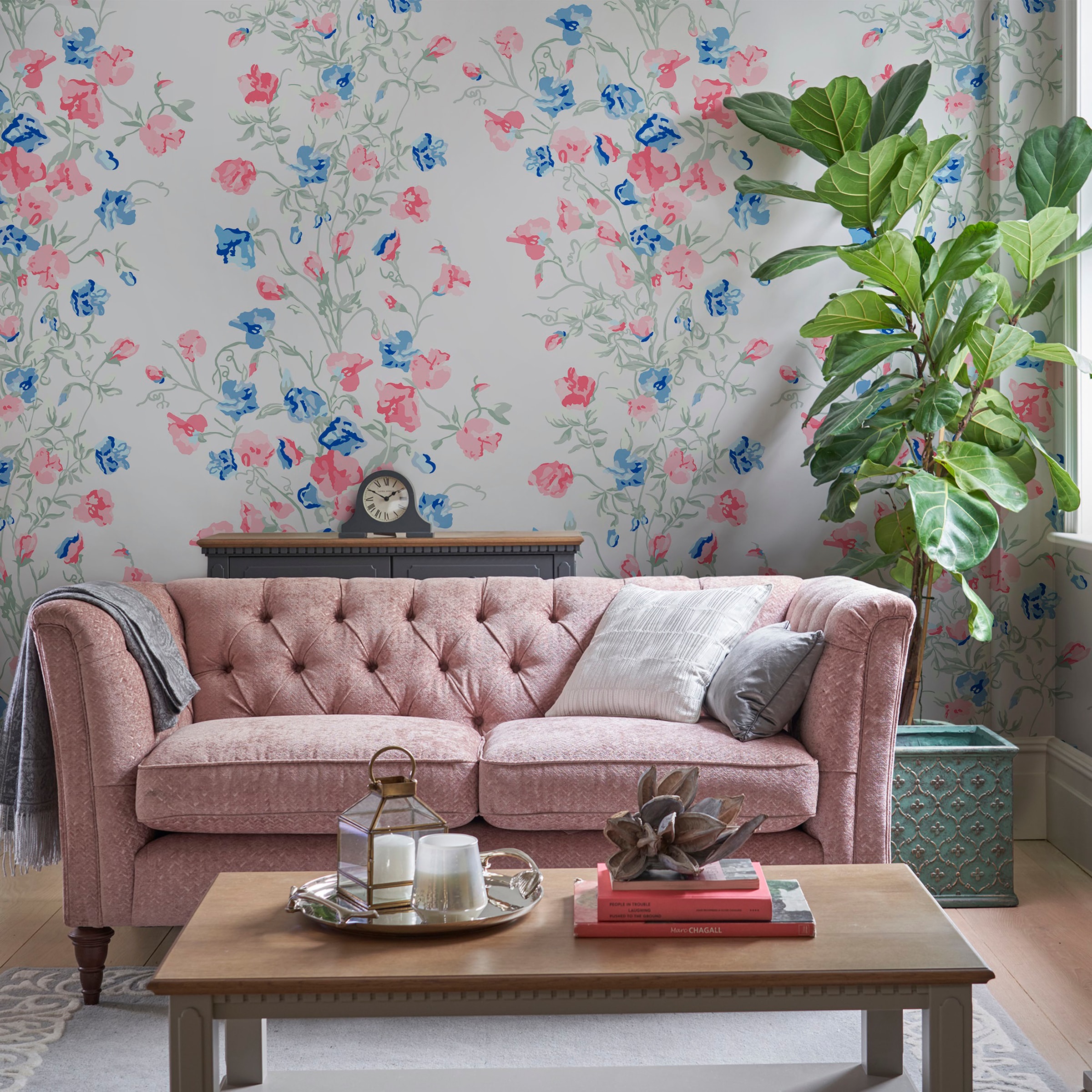 LAURA ASHLEY Vliestapete »Charlotte« Motiv glatt Motiv