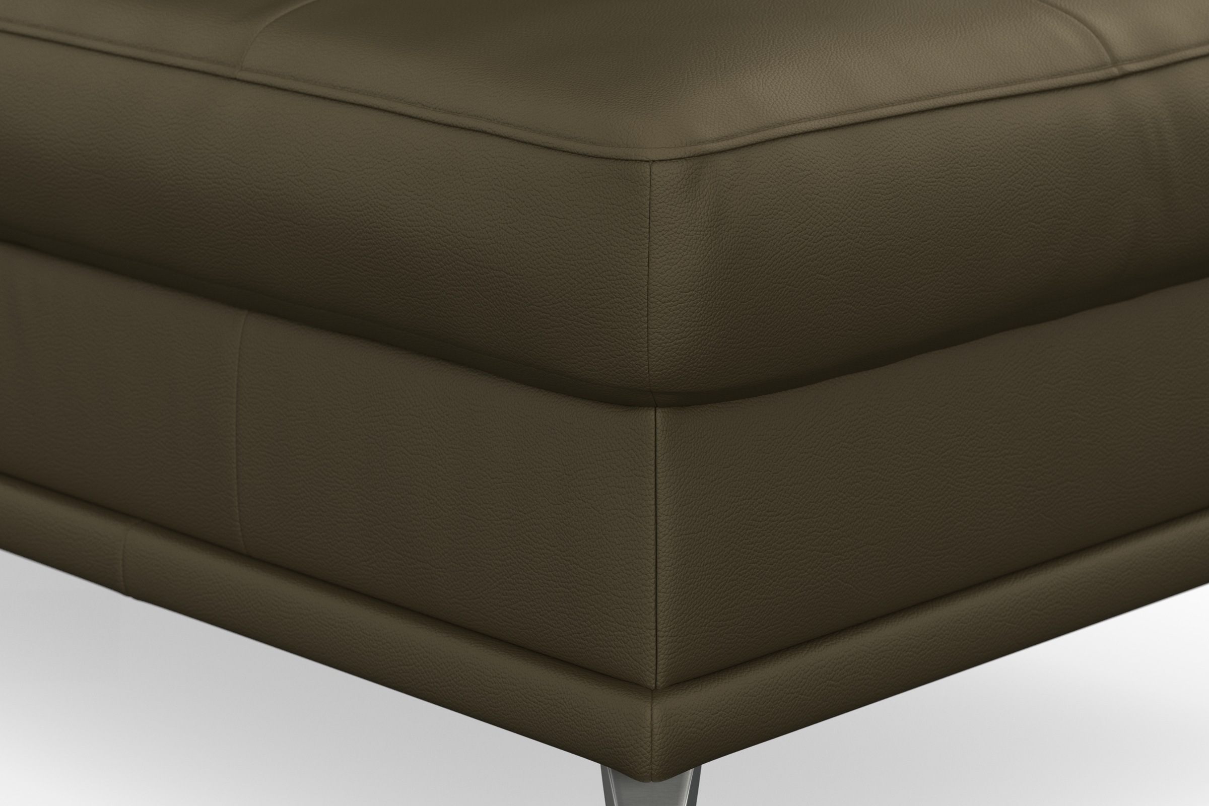 sit&more Hocker »Cabrio, B: 113 cm«, individuell zu kombinieren, Federkern