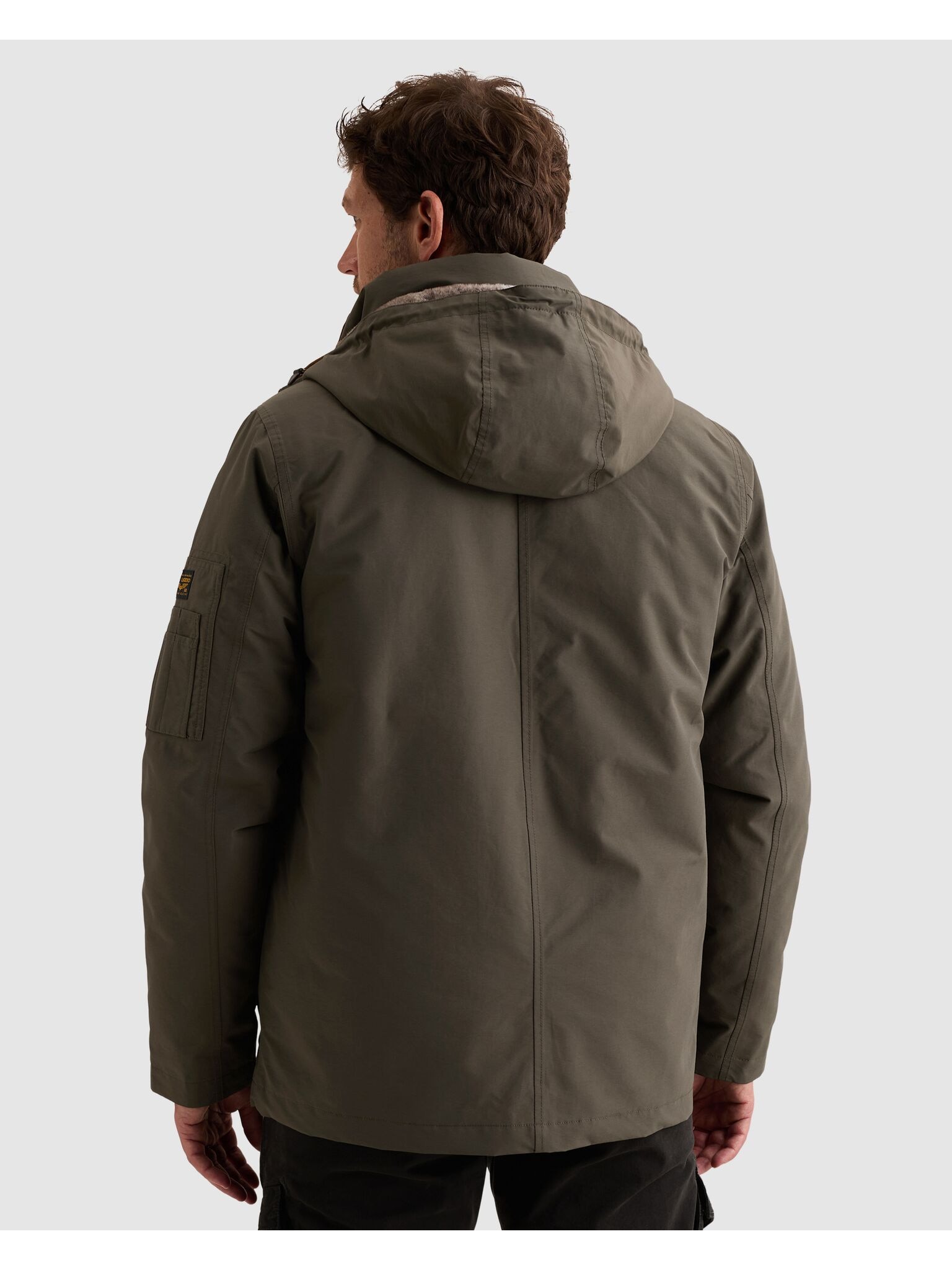 PME LEGEND Langjacke mit Kapuze Mit herausnehmbarem Fellimitat