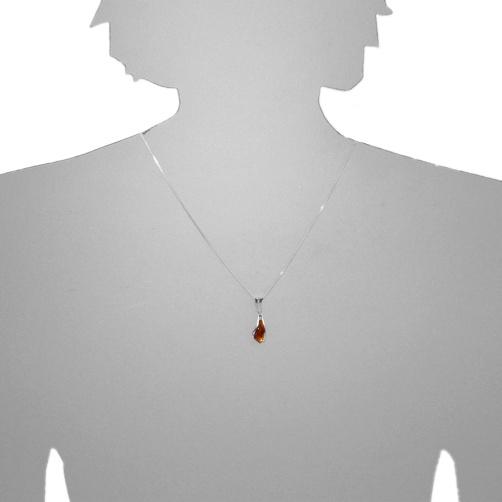 OSTSEE-SCHMUCK Kettenanhänger »- Mary - Silber 925/000 - Bernstein«