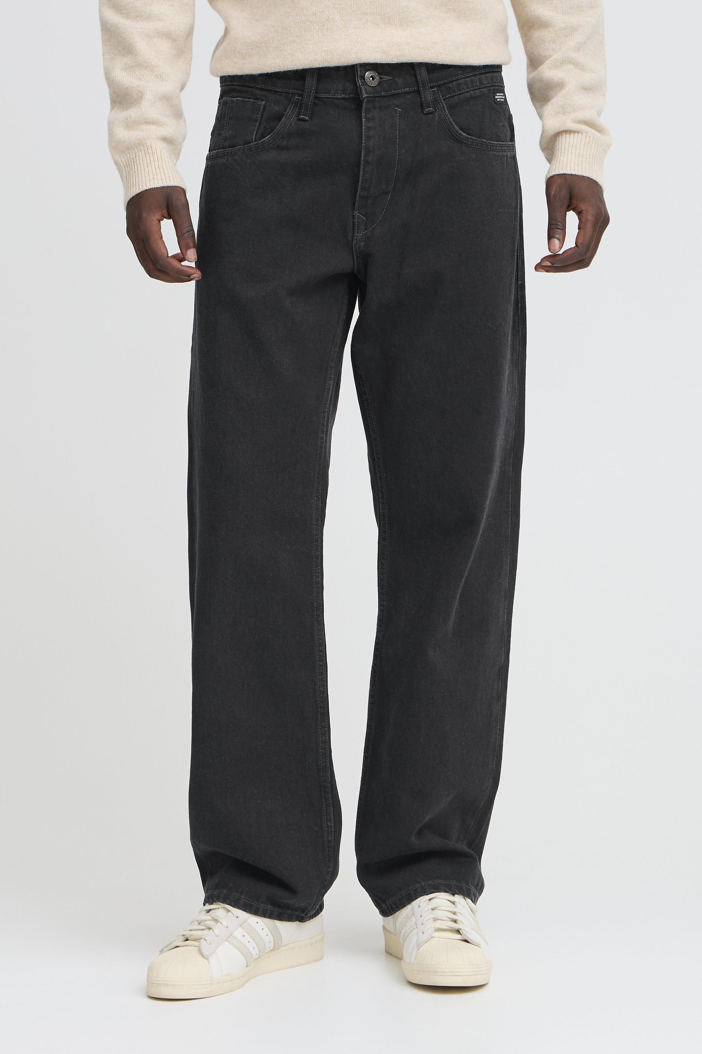 Blend Loose-fit-Jeans "BHFLAKE LOOSE FIT JEANS" lockere Passform, mit Abriebeffekten