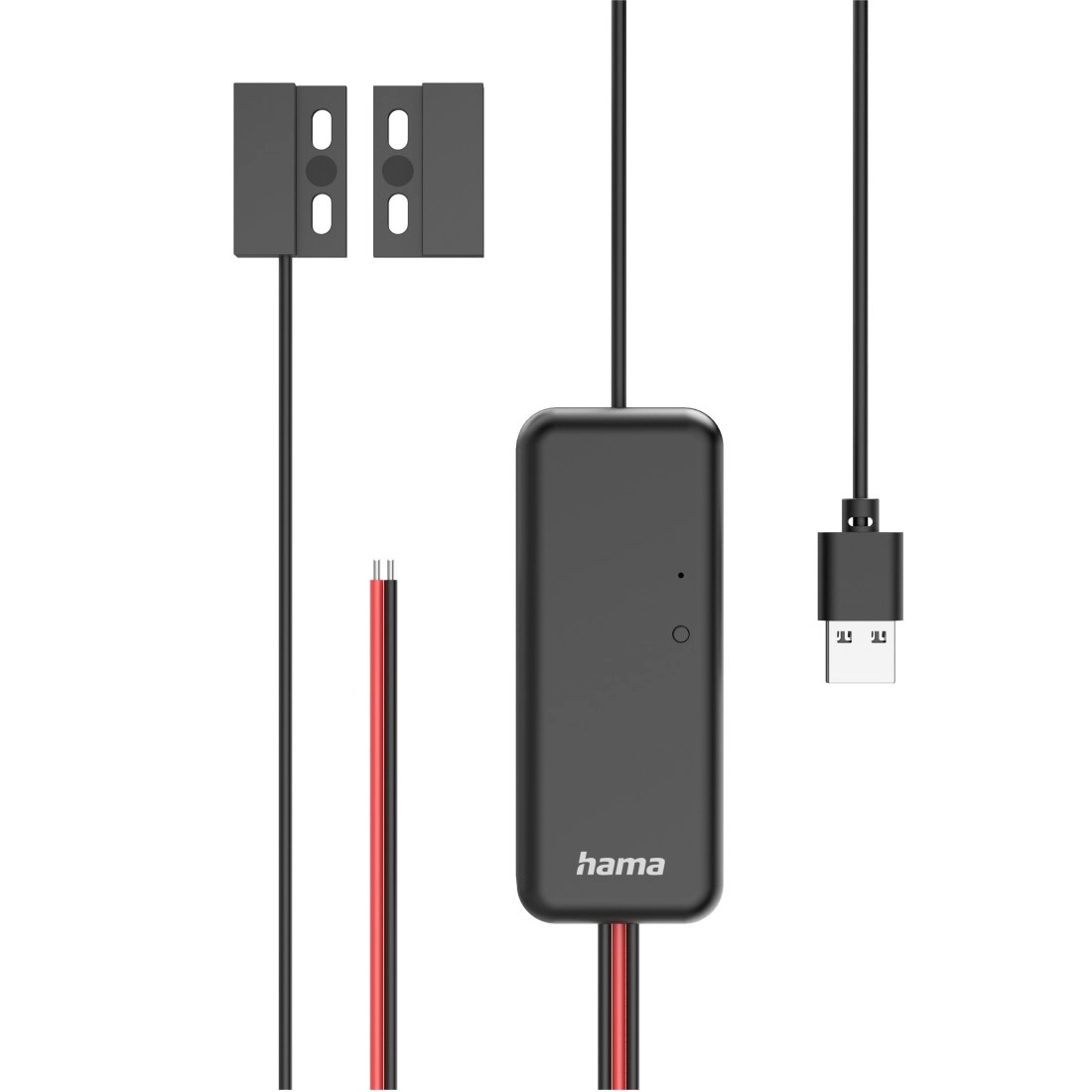 HAMA Smart-Home-Steuerelement "Smarter Garagentor-Öffner, WLAN, Sensor, Steuerung per App", schwarz, Smart-Home-Stationen, Sprachsteuerung, einfache