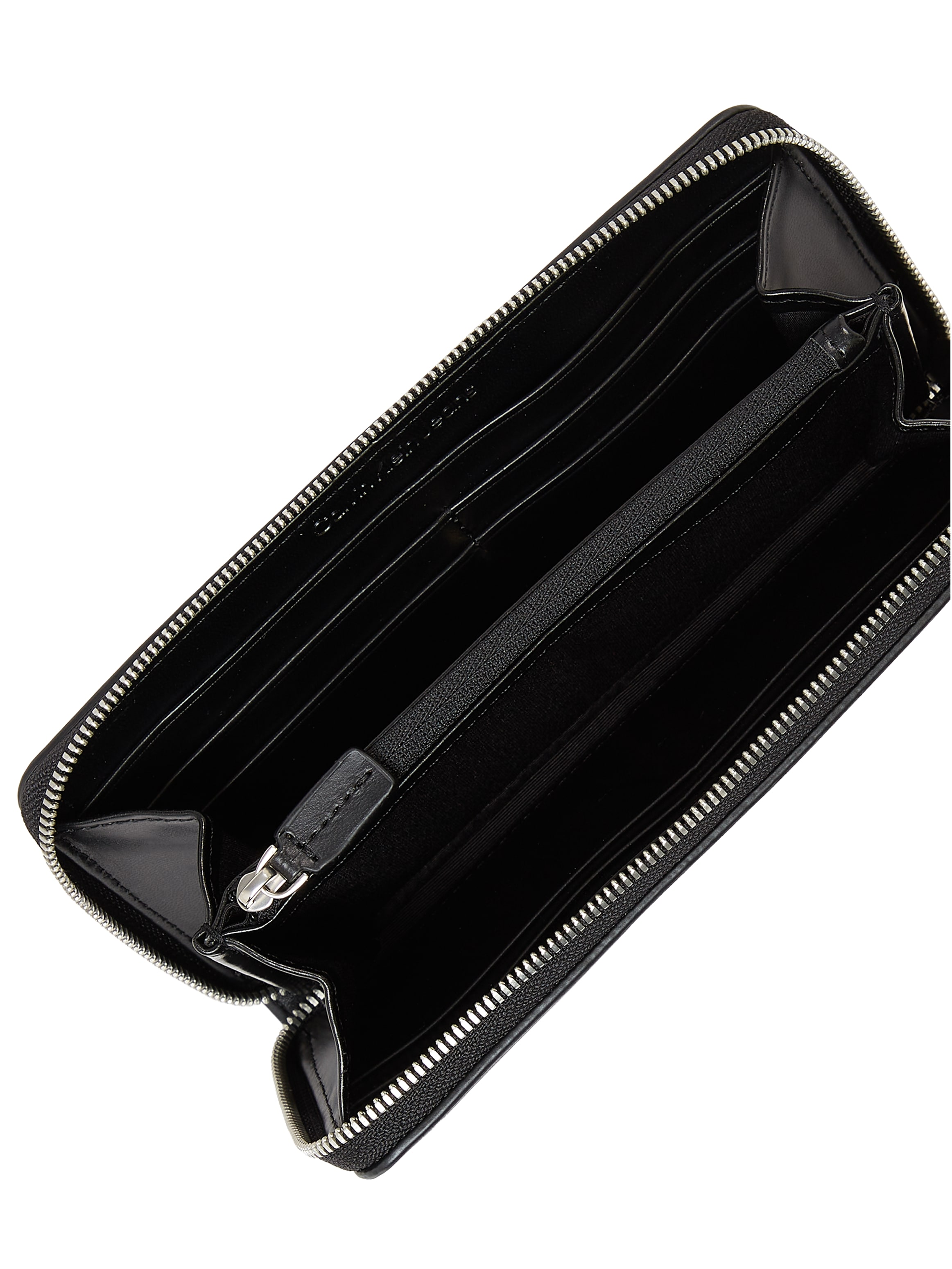 Calvin Klein Jeans Geldbörse »SCULPTED ZIP AROUND WALLET«, Geldbeutel, Portemonnaie Damen mit Reißverschluss-Münfach innen