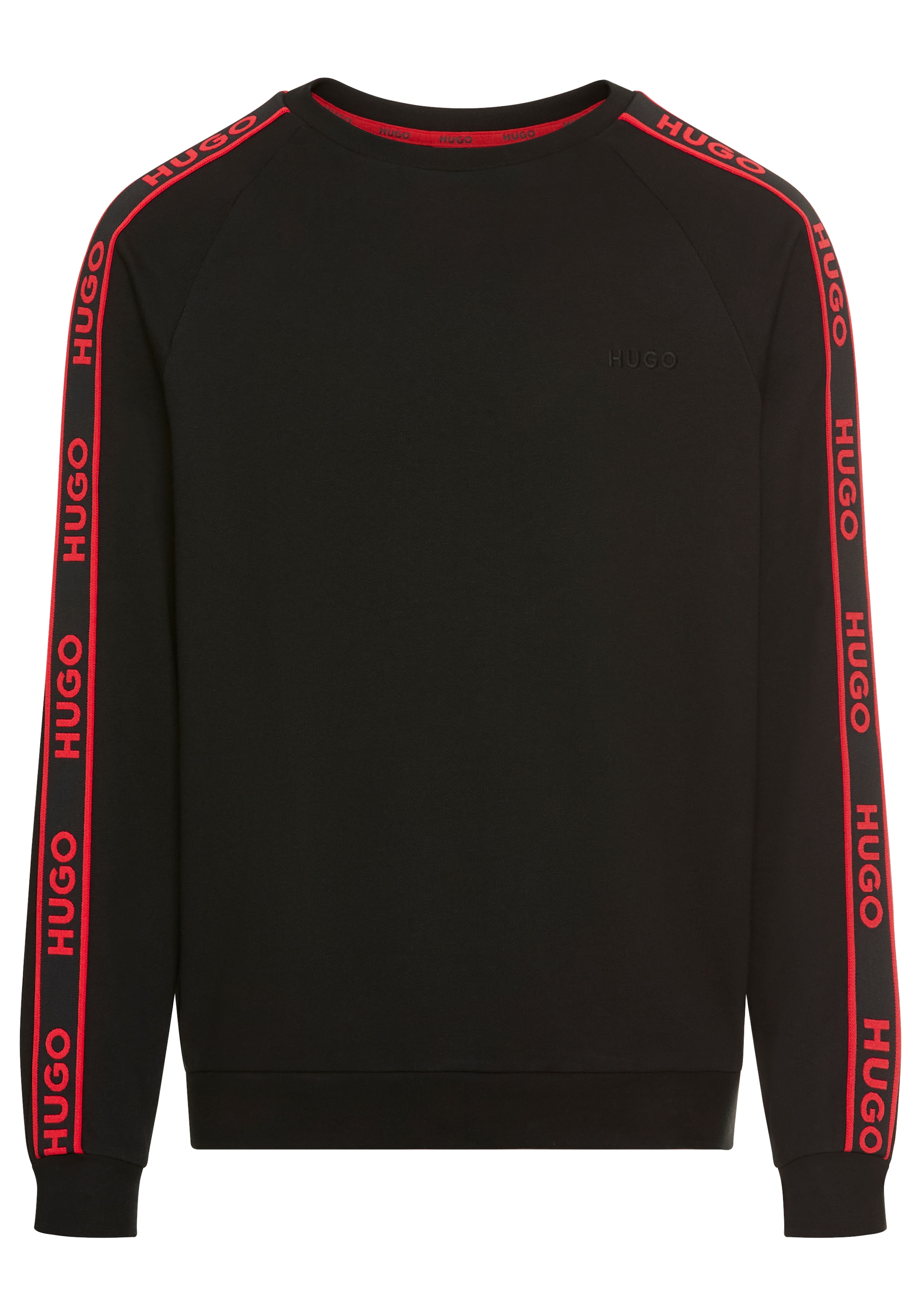 HUGO Underwear Sweatshirt "LIAM", kontrastfarbene Logoband an den Ärmeln günstig online kaufen