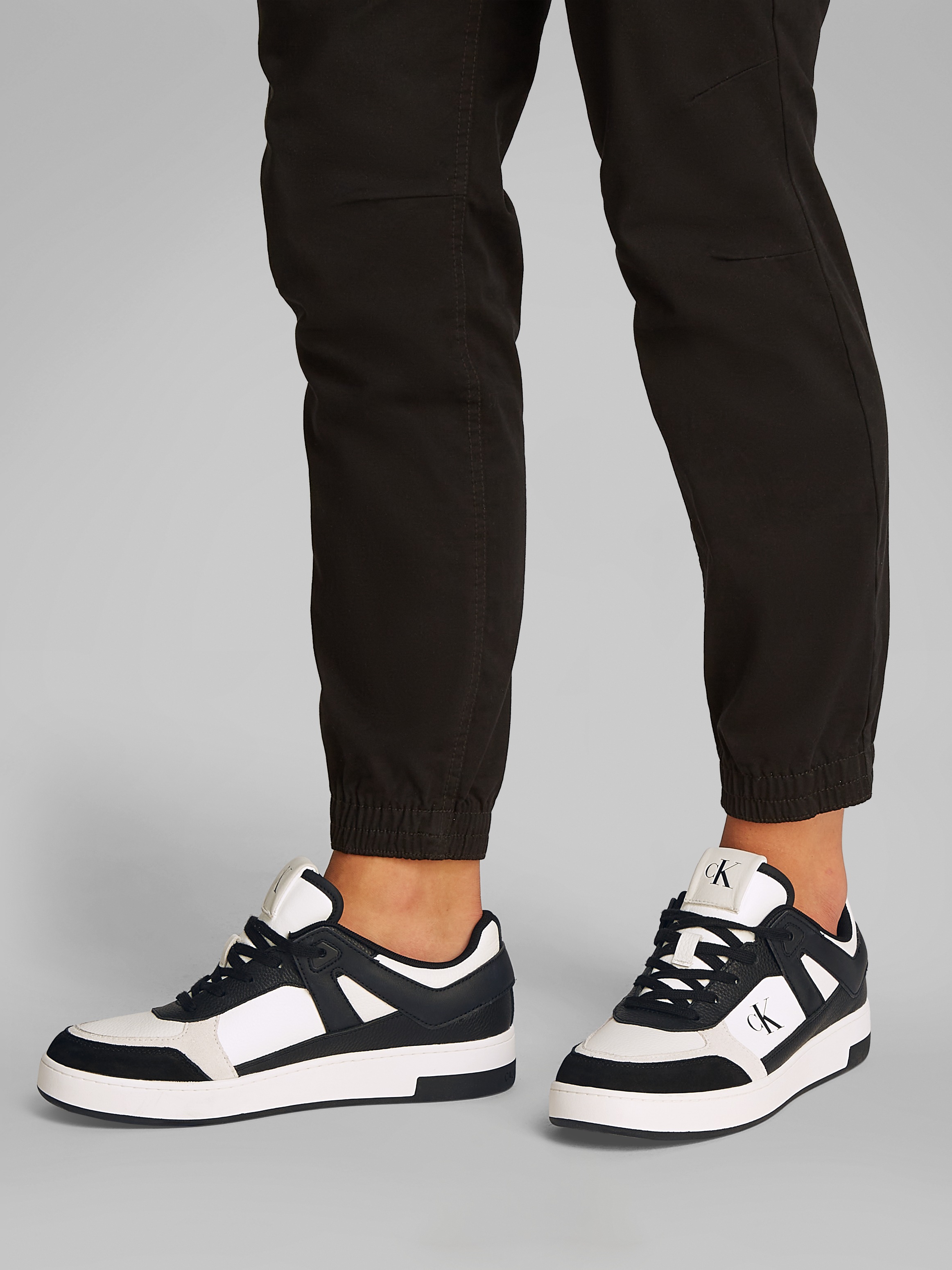 Calvin Klein Jeans Sneaker "BASKET CUP LOW LACEUP LTH MIX", Basket-Sneaker, günstig online kaufen