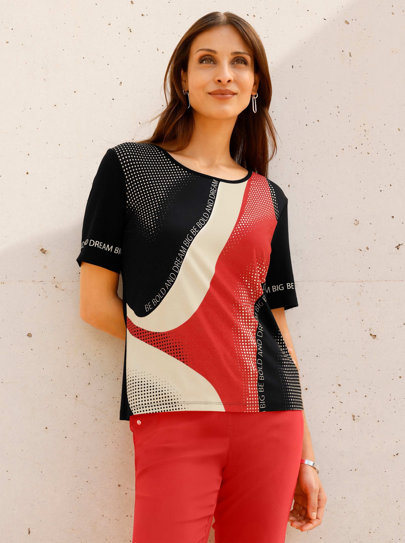 Inspirationen Rundhalsshirt "Kurzarm-Shirt" 1 tlg. günstig online kaufen