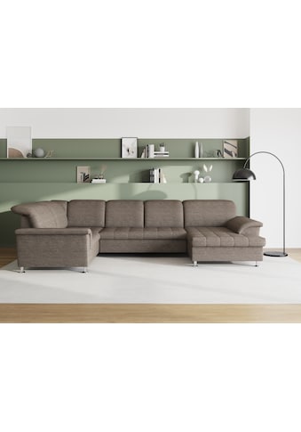 DOMO collection Sofa »Franzi patogi su Kopfteilverstel...