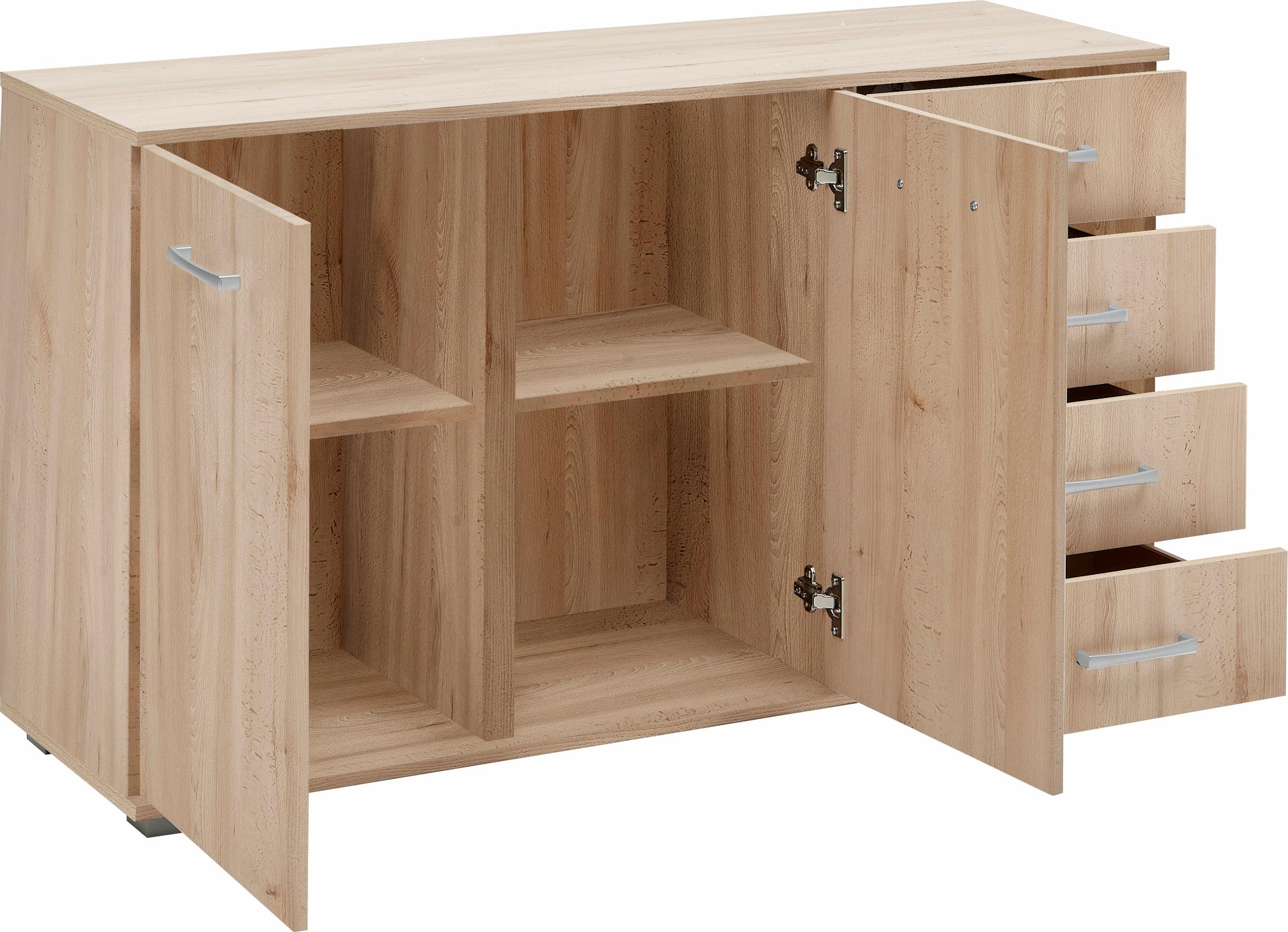 priess Kombikommode "Barcelona mit 4 Schubkästen und Tür in 6 Farben" günstig online kaufen