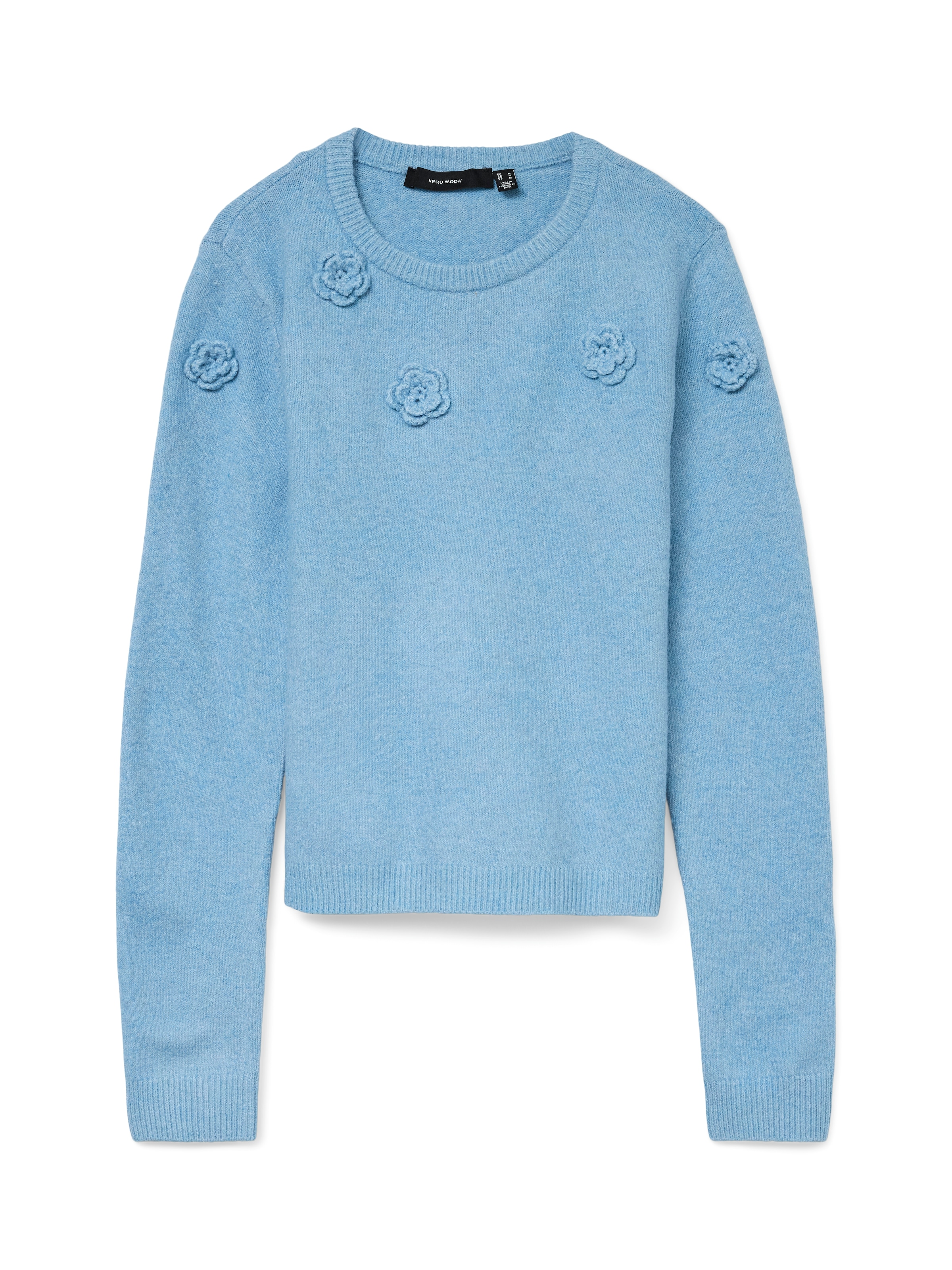 Vero Moda Rundhalspullover »VMROSE LS O-NECK PULLOVER BOO«