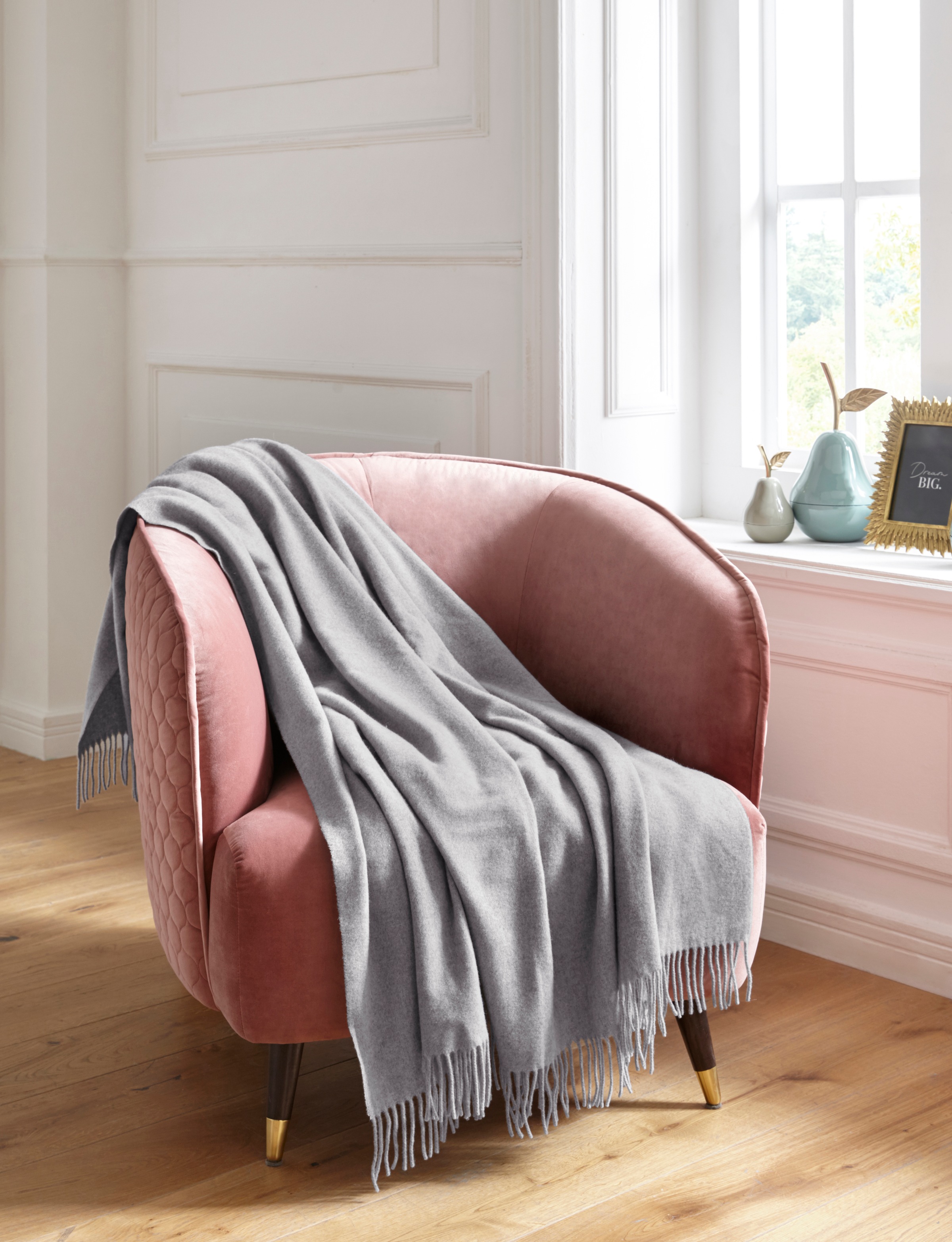 Guido Maria Kretschmer Home&Living Plaid "Mila" aus 100% Schurwolle, Kusche günstig online kaufen