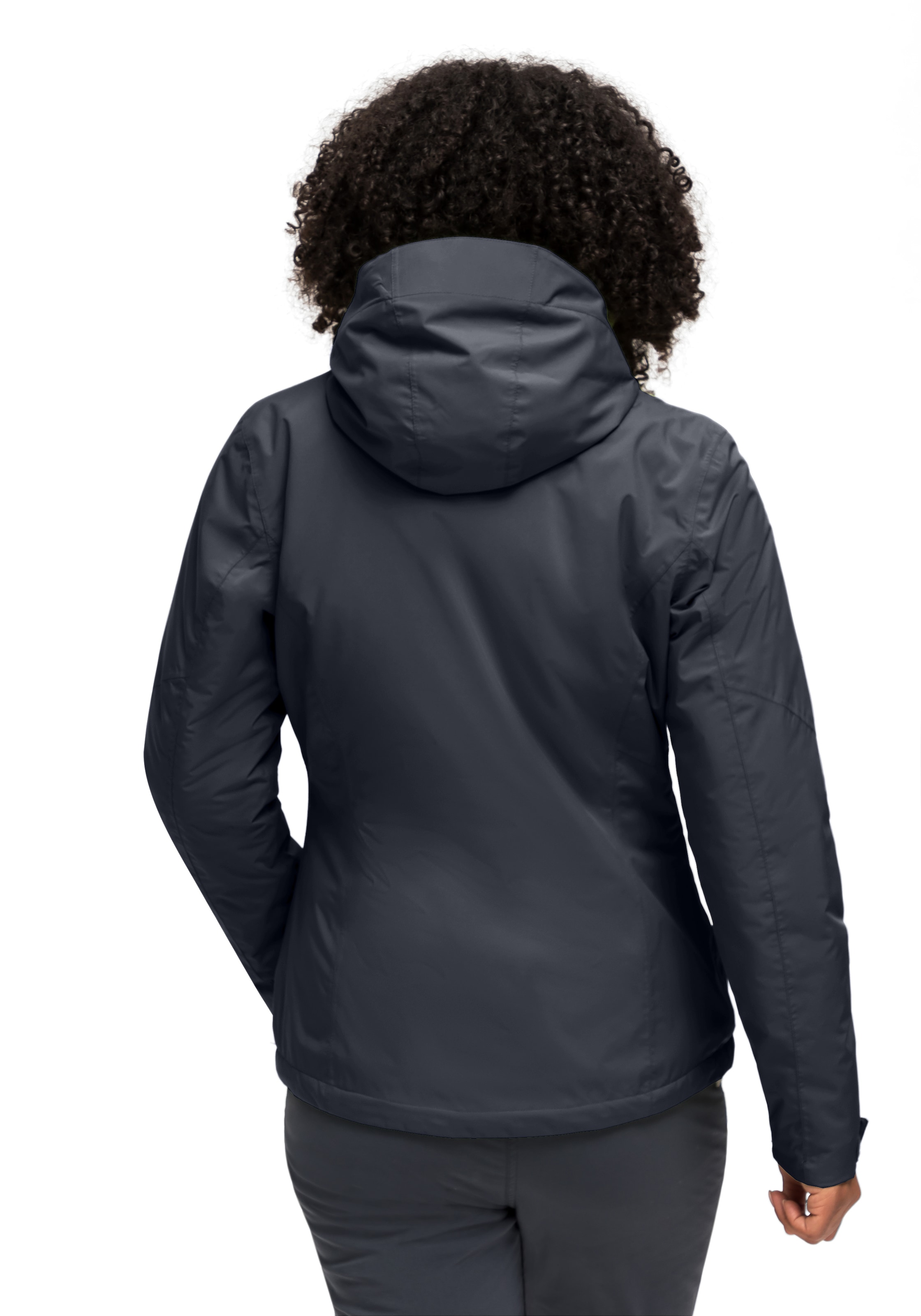 Maier Sports Funktionsjacke »Metor Therm Rec W« warme Damen Jacke mit Kapuze, Winterjacke wasserdicht atmungsaktiv