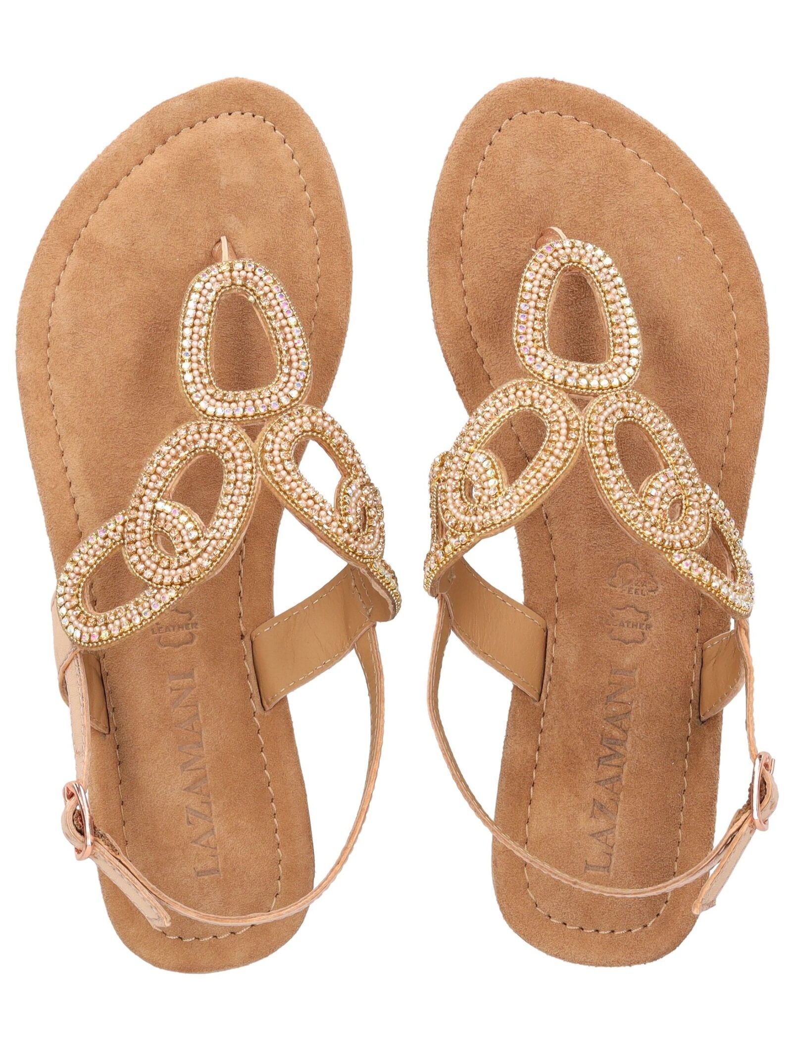 Lazamani Riemchensandale »Lazamani Sandalen Leder/Textil«