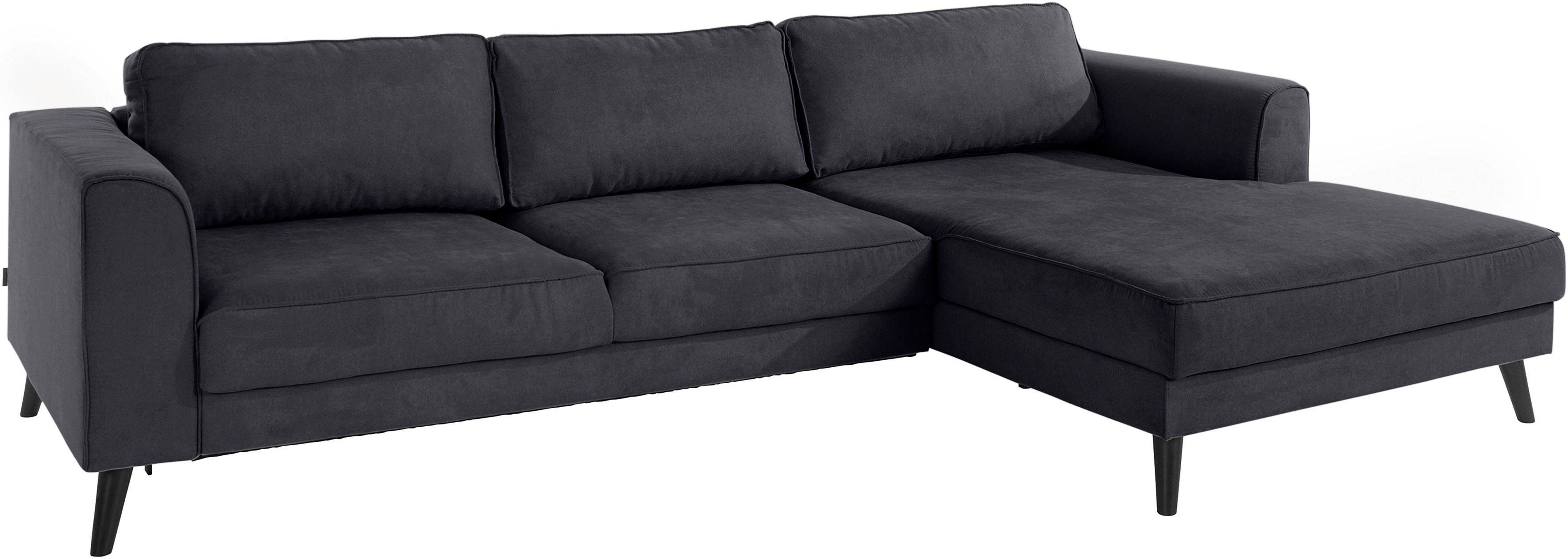 Thumbnail - Home affaire Ecksofa "Lumber Jack, elegant und bequem, Breite 280, hoher Fuß, L-Form" in moderner Optik