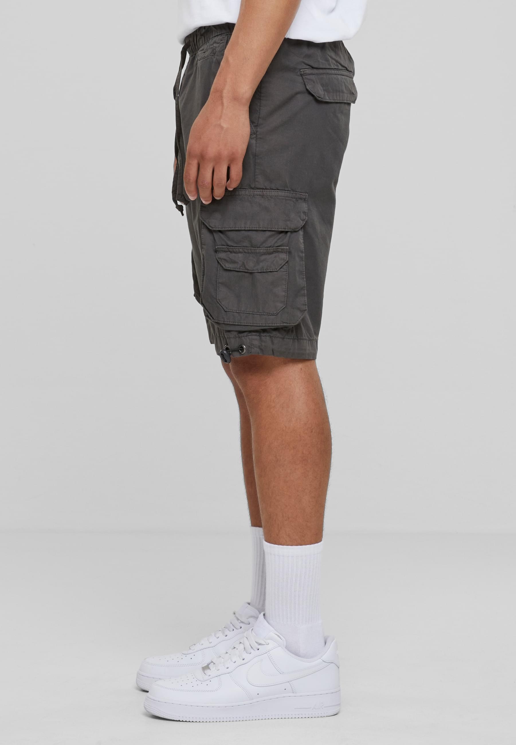 URBAN CLASSICS Stoffhose »Urban Classics Herren Double Pocket Cargo Shorts«, (1 tlg.)